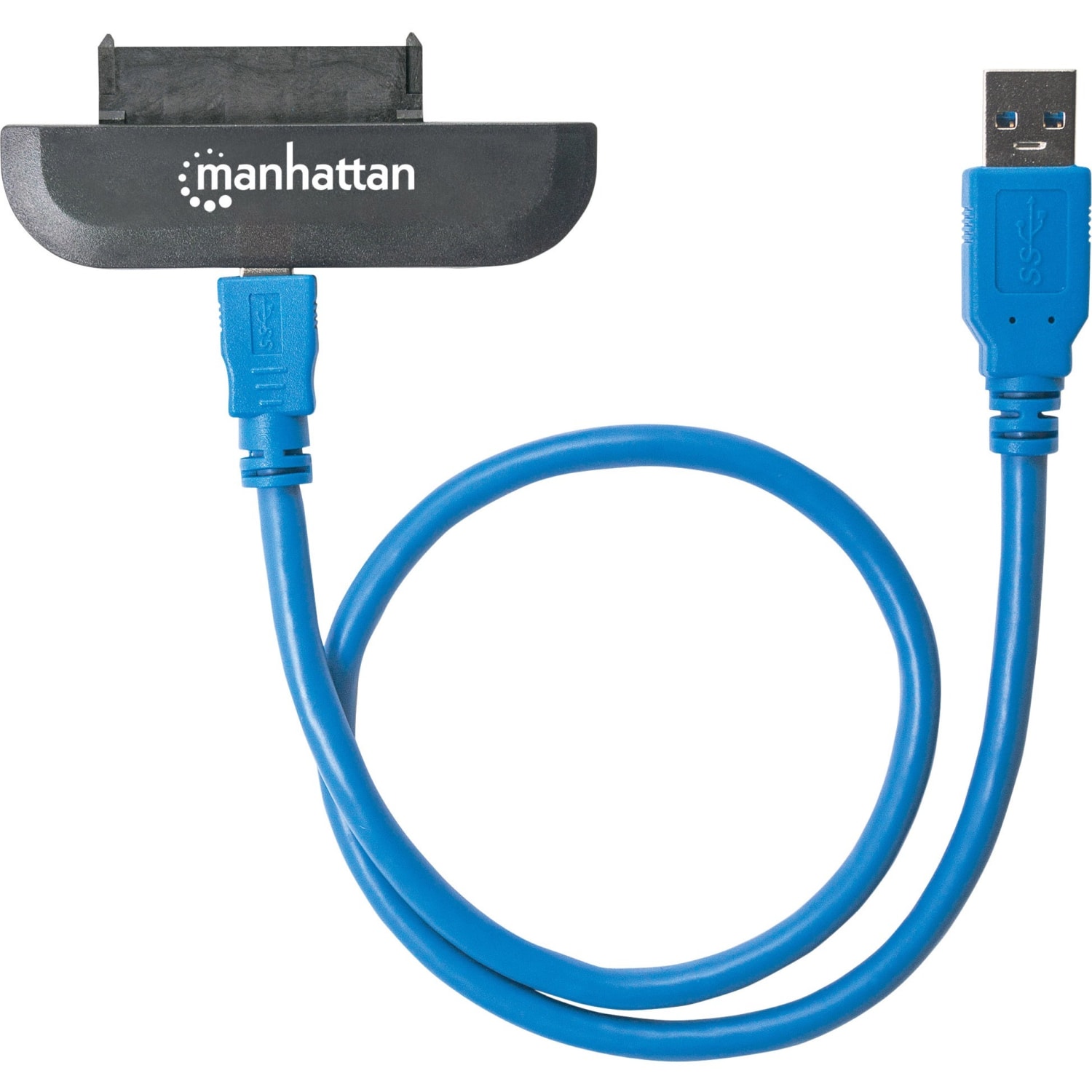 Manhattan USB-A to SATA 2.5in Adapter Cable, 42cm, Male to Male, 5 Gbps (USB 3.2 Gen1 aka USB 3.0), Supports 48-bit LBA, SuperSpeed USB, Three Year Warranty, Blister - Storage controller - SATA 6Gb/s - USB 3.0 - Image 6