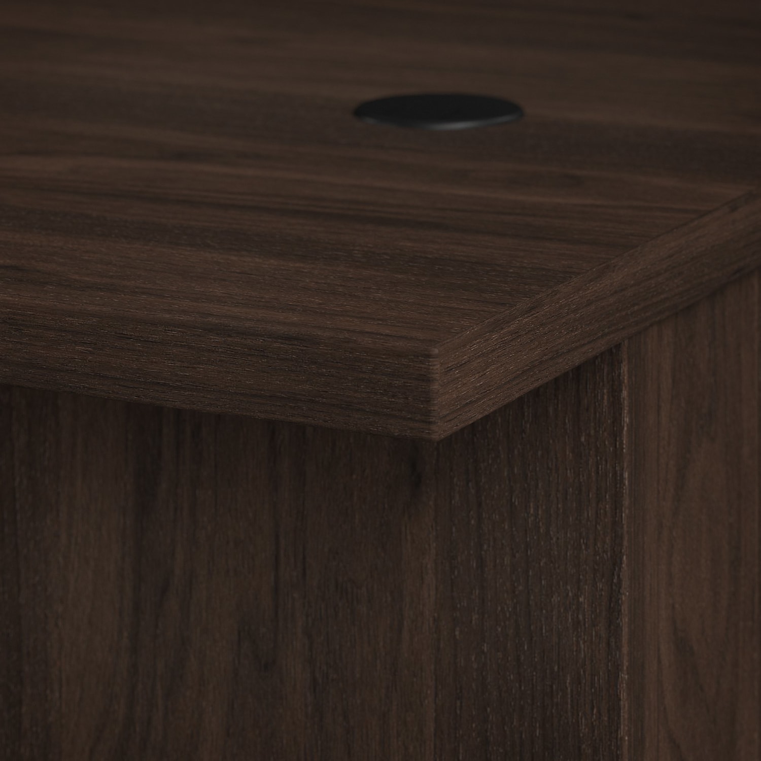 Bush Business Furniture Office 500 72inW U-Shaped Executive Corner Desk With Drawers, Black Walnut, Standard Delivery - Image 4