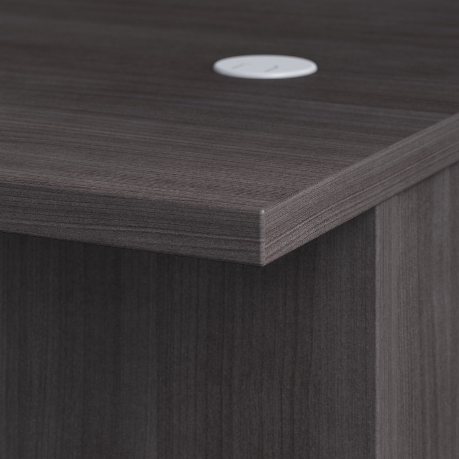 Bush Business Furniture Office 500 72inW U-Shaped Executive Corner Desk With Drawers, Storm Gray, Standard Delivery - Image 4