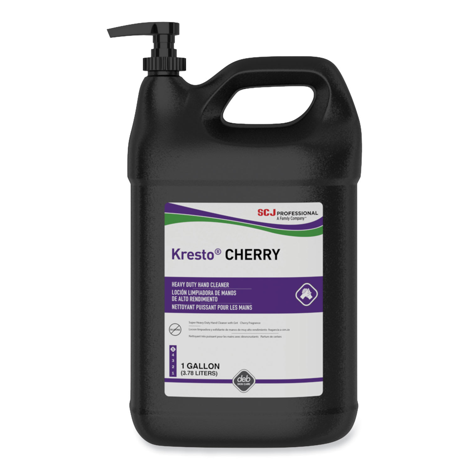 SC Johnson Professional Kresto Cherry Heavy Duty Hand Cleaner Manual Cartridge, Cherry Scent, 1 gal, 4/Carton - Image 3