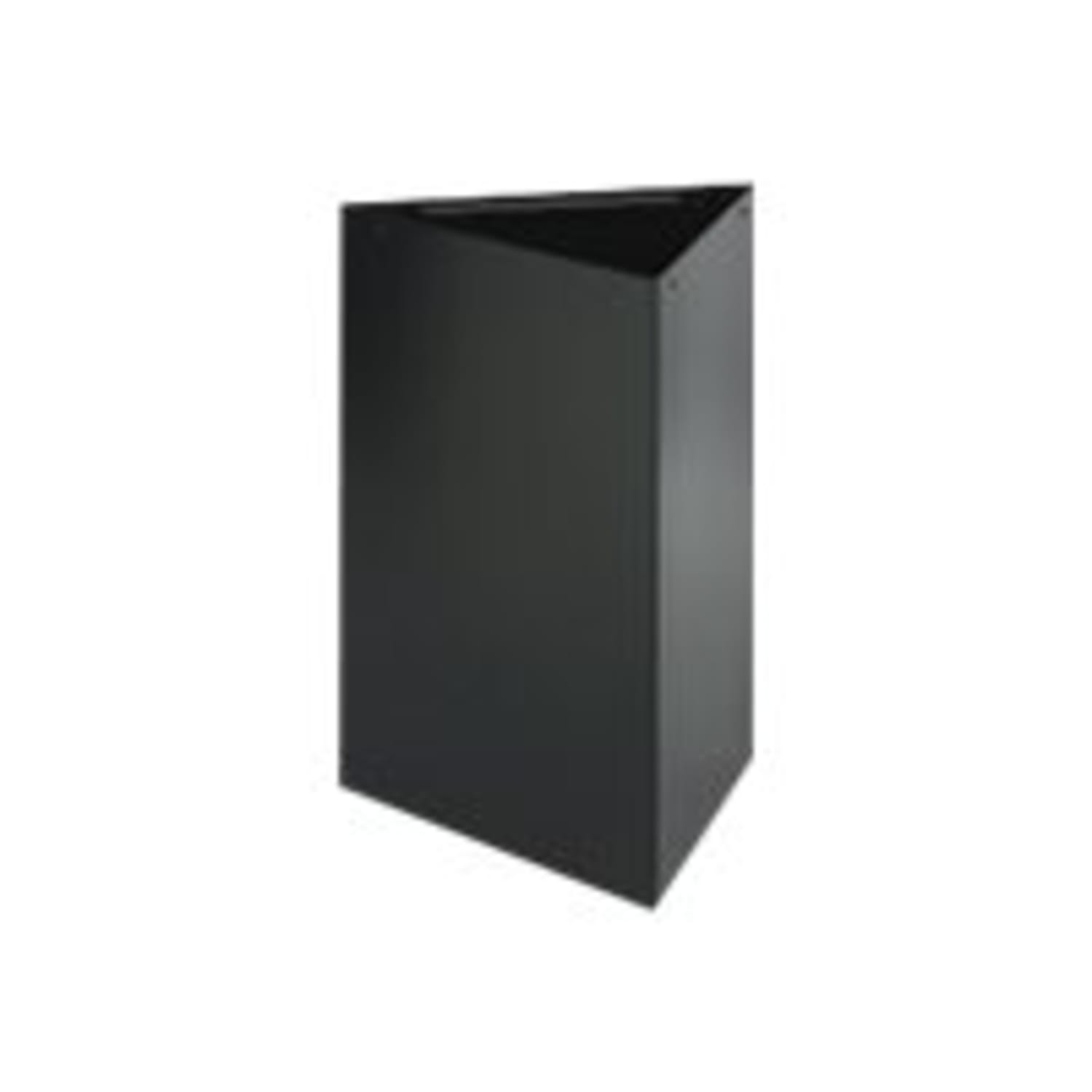 Safco Trifecta Steel Receptacle Base, 15 Gallons, 26in x 19 1/2in x 19 1/2in, Black - Image 3