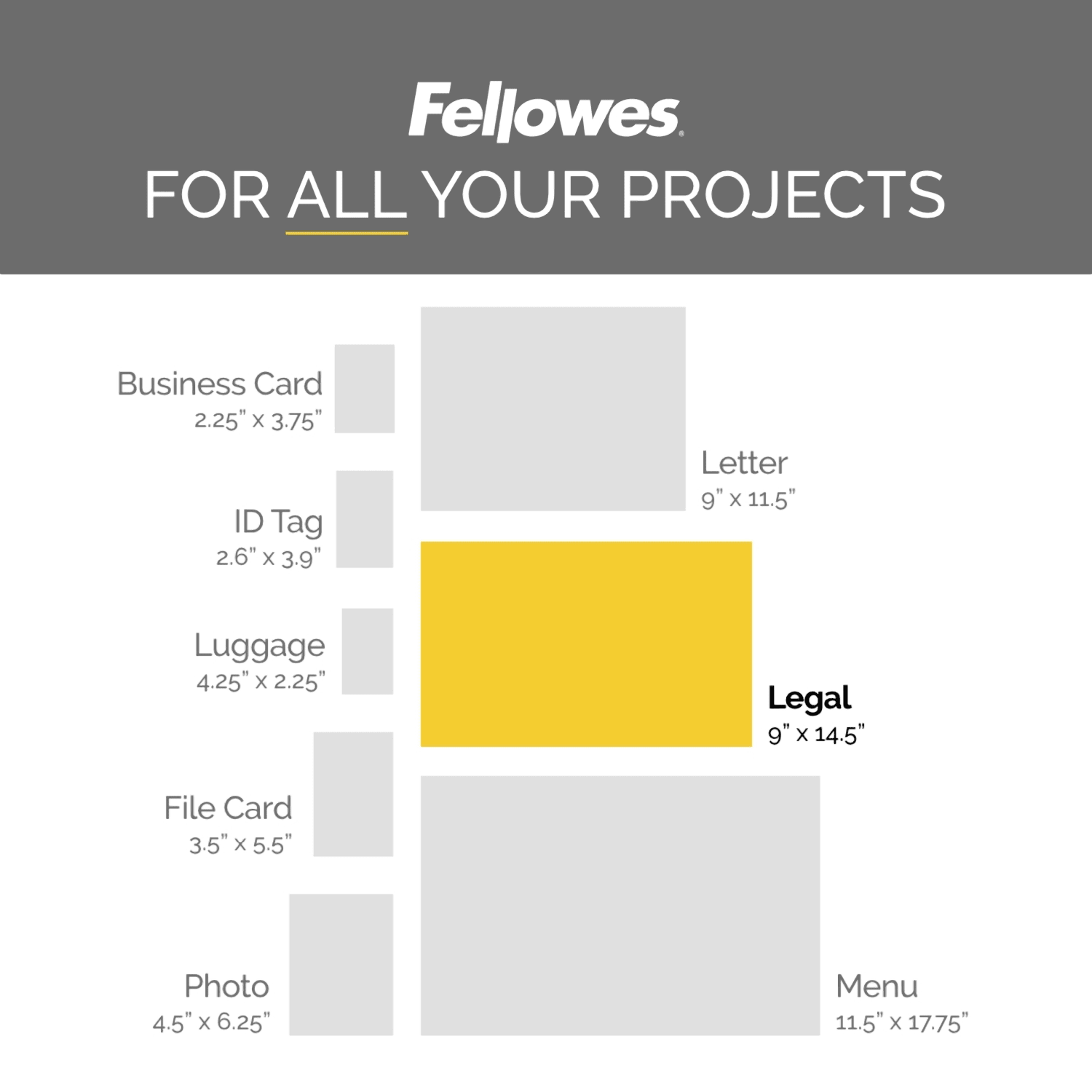 Fellowes Clear Laminating Pouches, 8 1/2in x 14in, Glossy, Pack Of 50 - Image 3