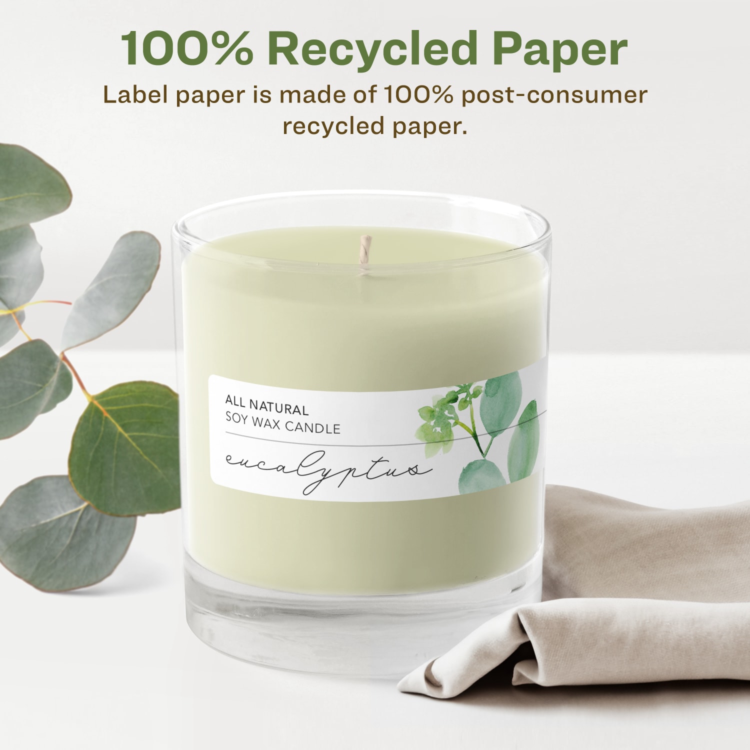 Avery Recycled Paper Labels, 94225-EWMP100, Rectangle, 1in x 7in, White, Pack Of 800 - Image 3