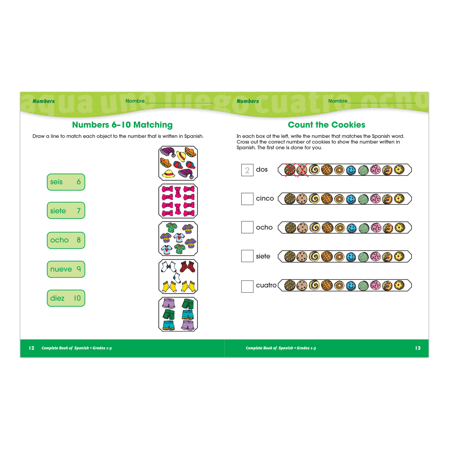 Thinking Kids Complete Book Of Spanish, Grades 1 - 3 - Image 3