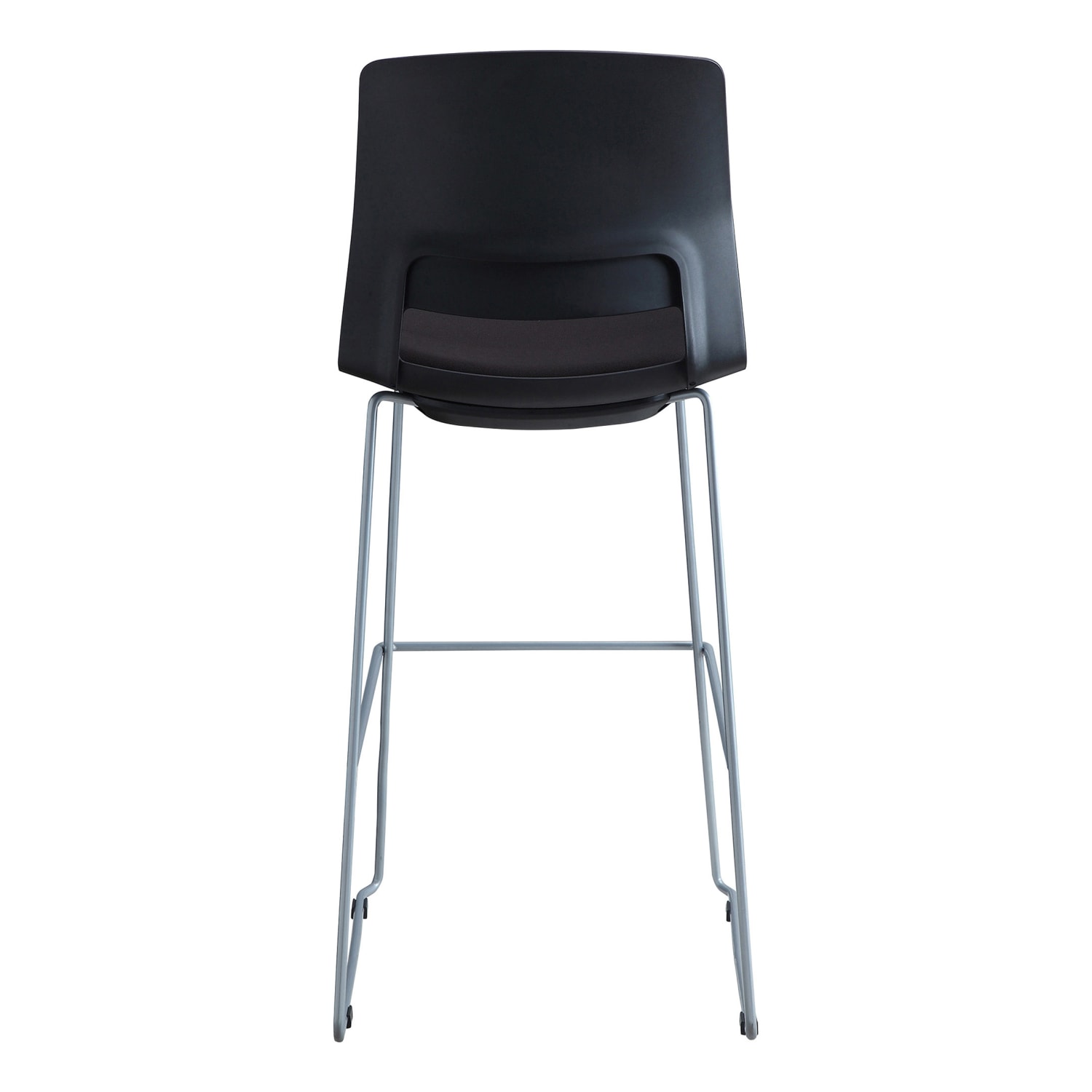 Lorell Artic Series Stack Stools, Black, Set Of 2 - Image 3
