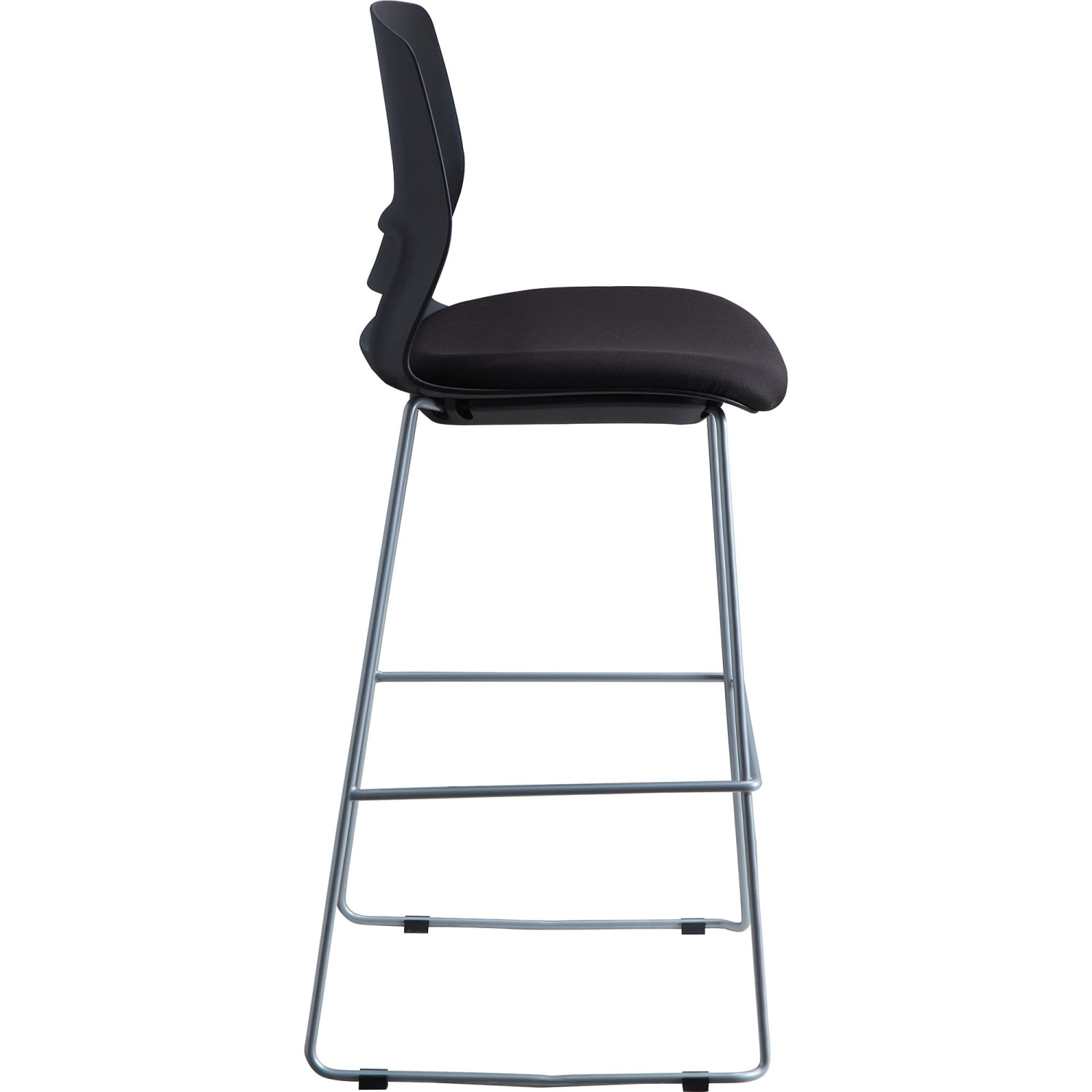 Lorell Artic Series Stack Stools, Black, Set Of 2 - Image 6