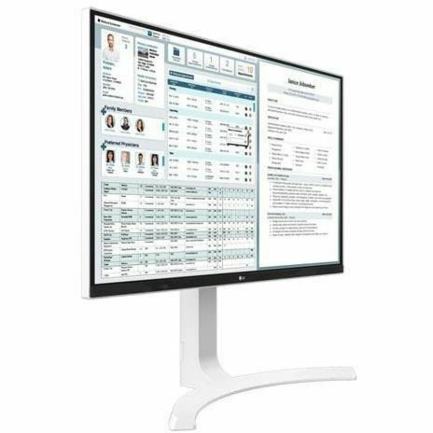 LG 27HJ712C-W 27in Class 4K UHD LCD Monitor - 16:9 - White - TAA Compliant - 27in Viewable - In-plane Switching (IPS) Technology - 27HJ712CW - Image 4