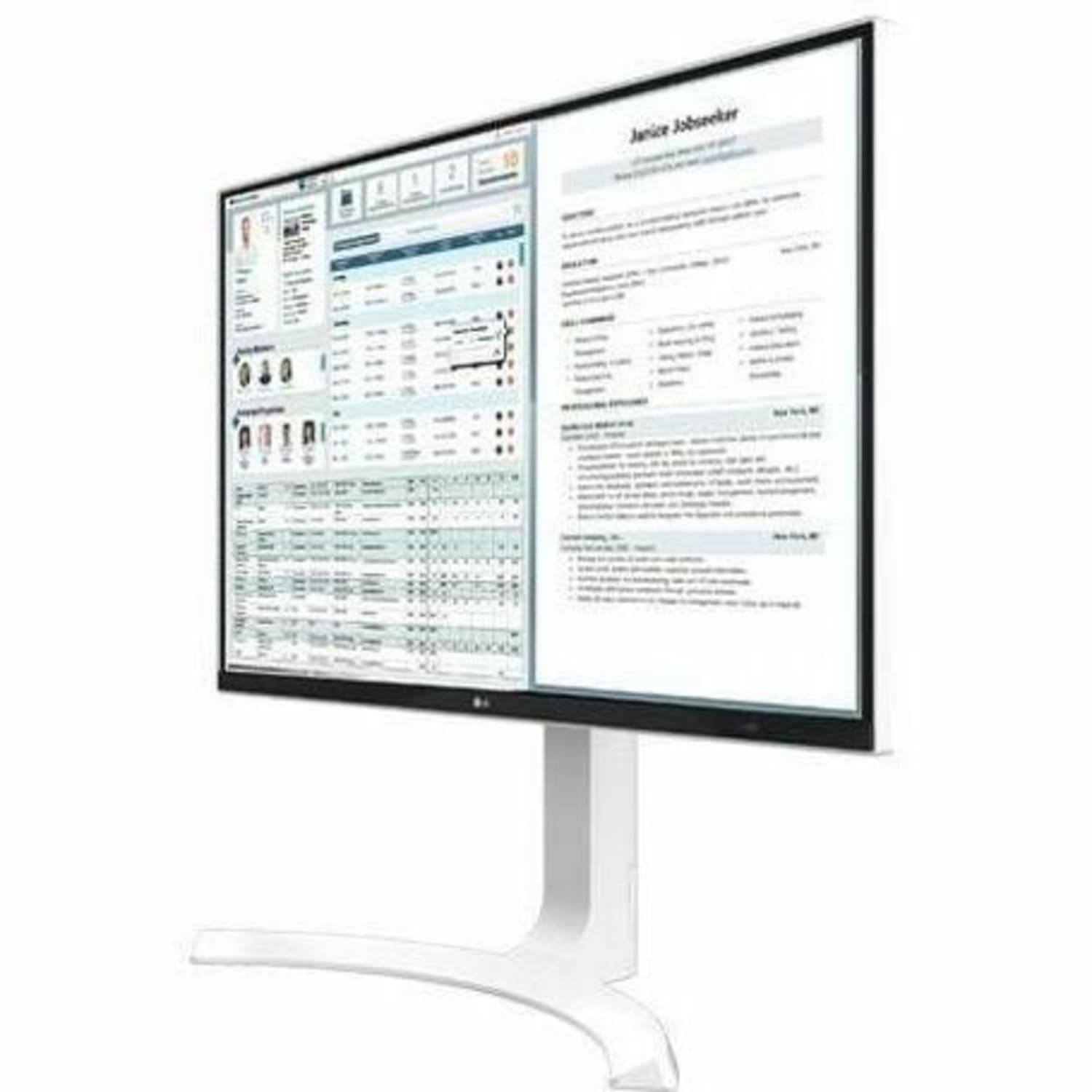 LG 27HJ712C-W 27in Class 4K UHD LCD Monitor - 16:9 - White - TAA Compliant - 27in Viewable - In-plane Switching (IPS) Technology - 27HJ712CW - Image 5