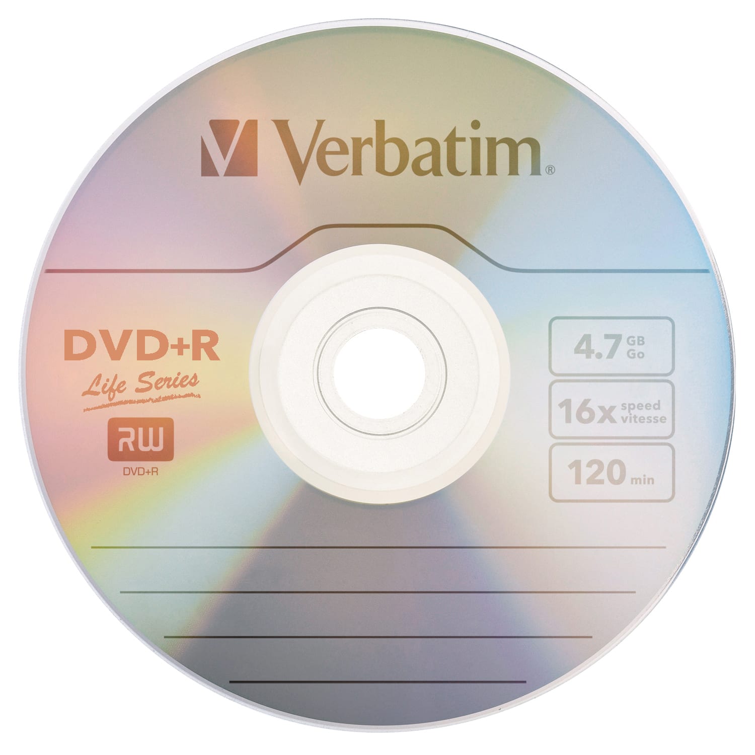 Verbatim Life Series DVD+R Spindle, Pack Of 100 - Image 3