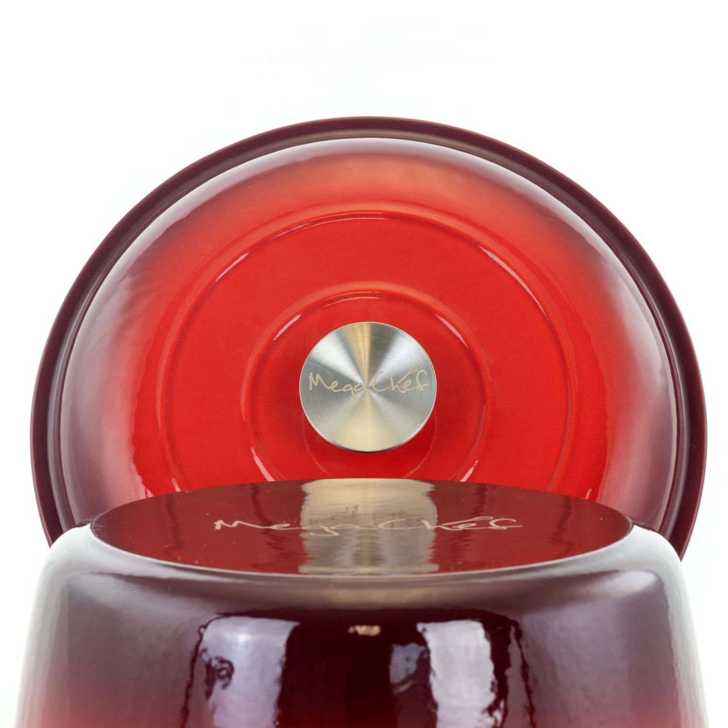 MegaChef 5-Quart Casserole Dish, Red - Image 6