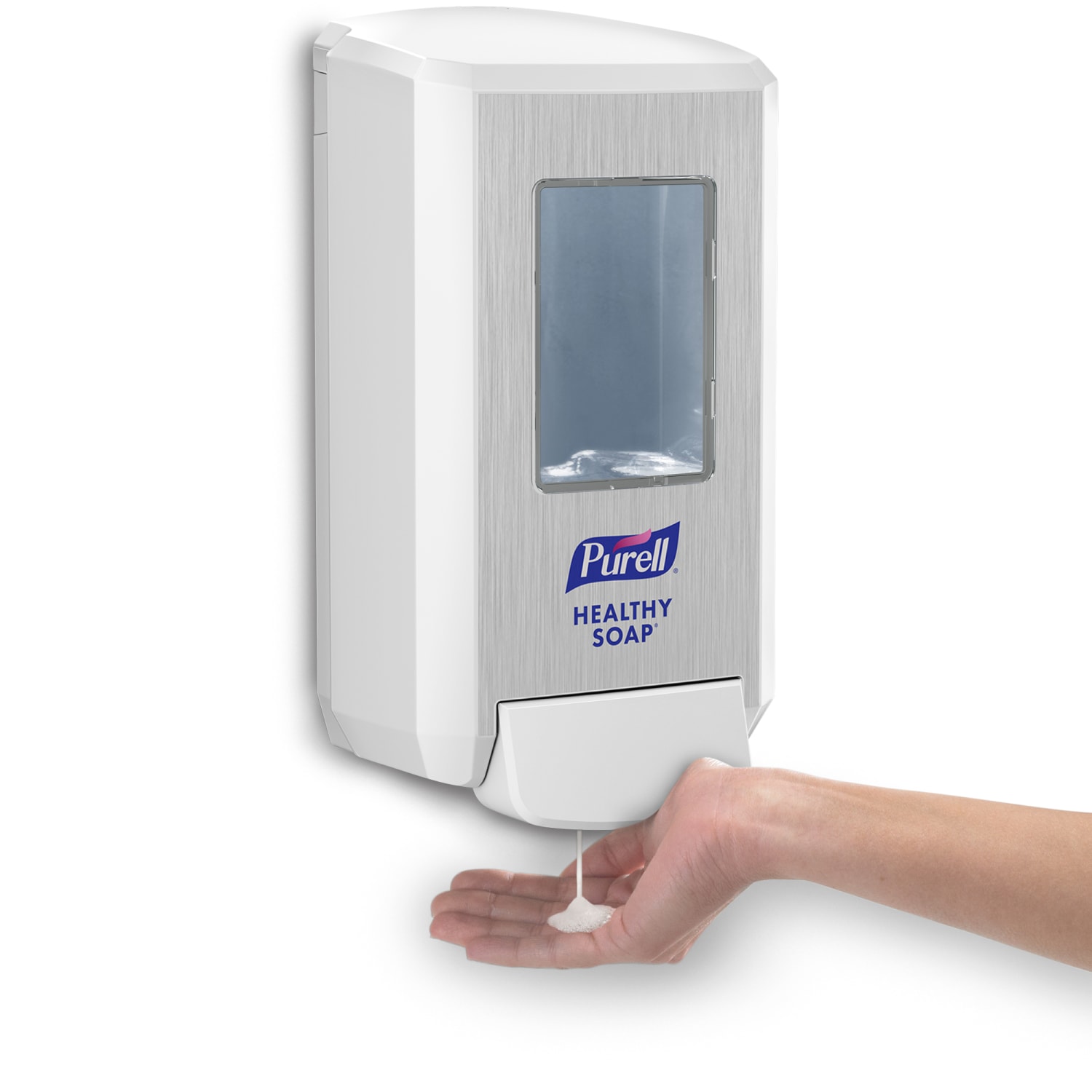 Purell CS4 Healthy Soap Push-Style Dispenser, White - Image 3