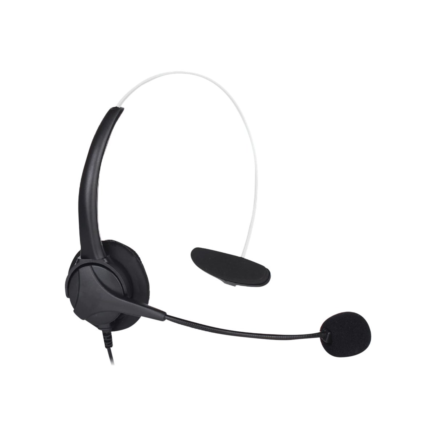 Centon On-Ear Monoaural Headset, Black, OB-ANK - Image 5