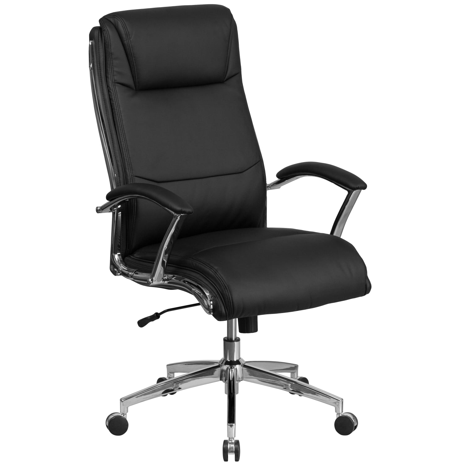 Flash Furniture Faux Leather HighBack Designer Smooth Executive Office Chair Black PopularChairscom Flash Furniture Faux Leather High Back Designer Smooth Executive Office Chair Black PopularChairscom
