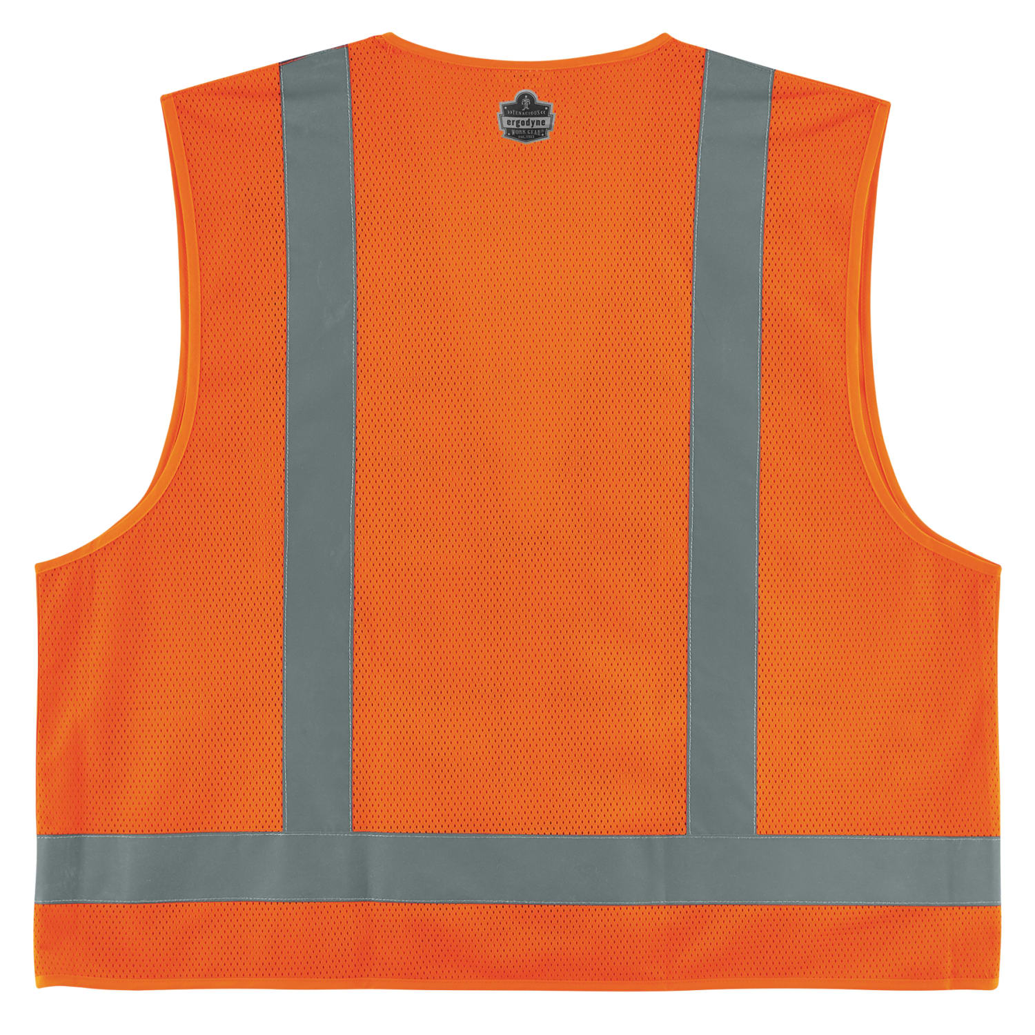 Ergodyne GloWear Surveyors Mesh Hi-Vis Class 2 Safety Vest, 4X, Orange - Image 3