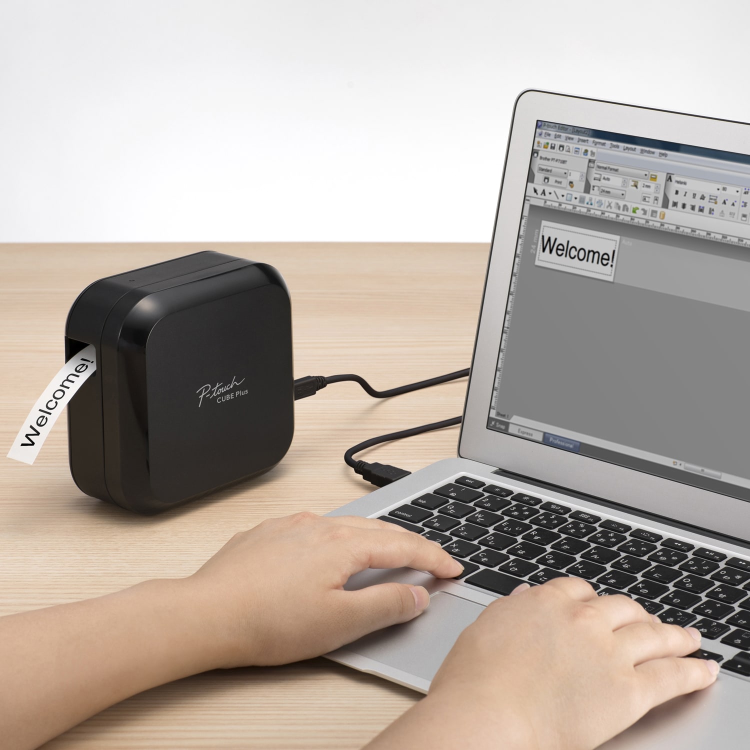 Brother P-Touch CUBE Plus PT-P710BT Wireless Label Maker - Image 5