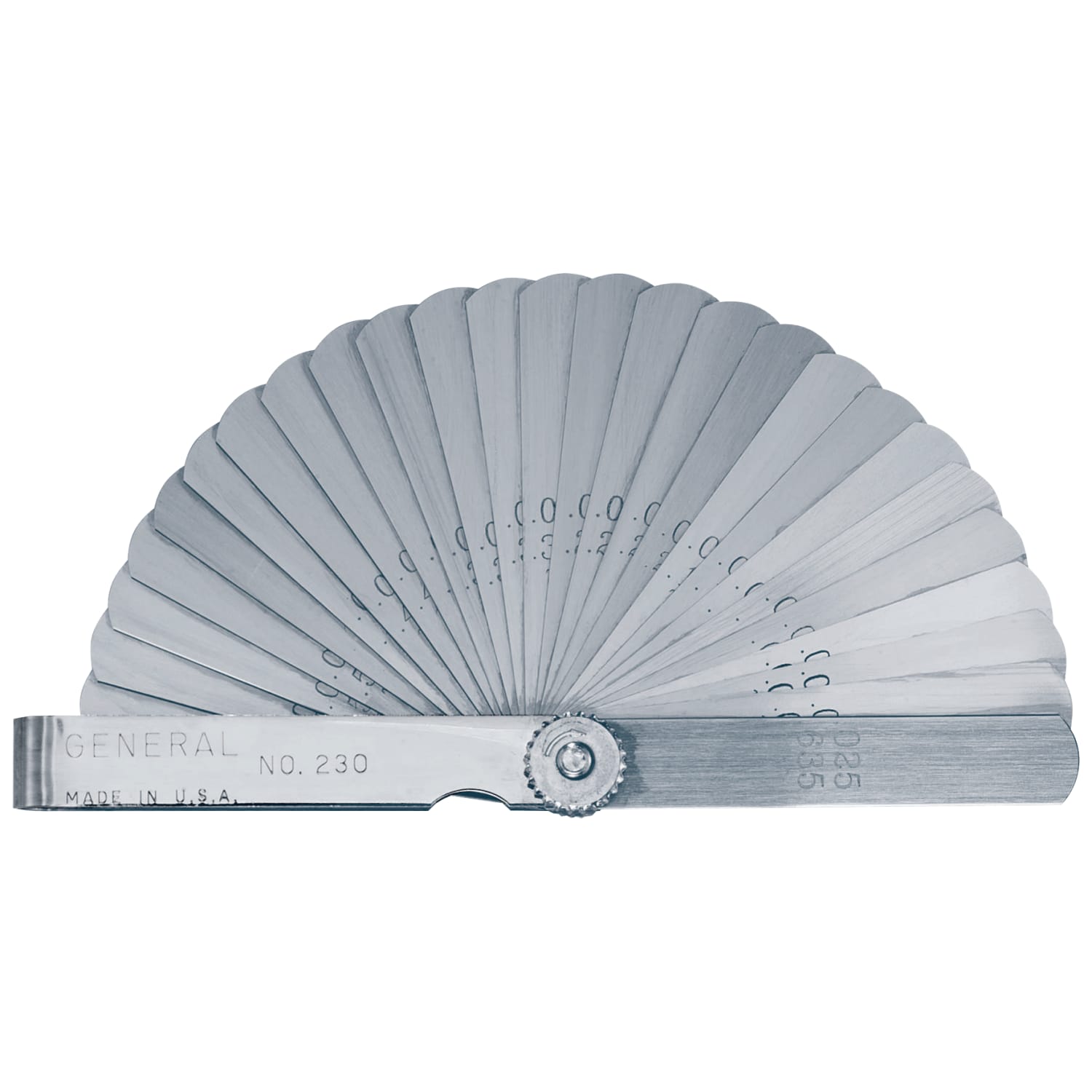 General Tools 26 Leaf 3 Feeler Gage .0015 To .025