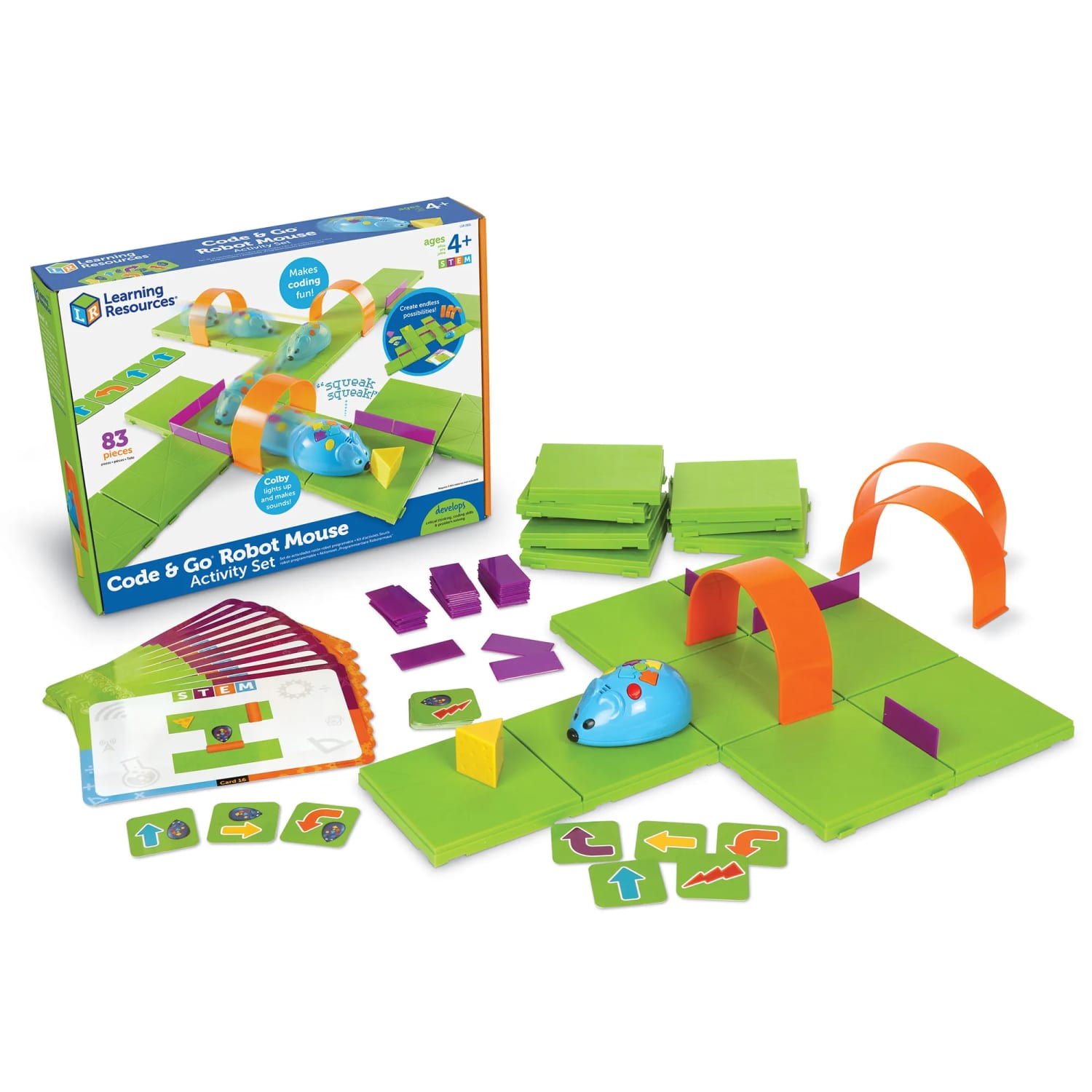 Learning Resources Code & Go Robot Mouse STEM Classroom Set - Image 3