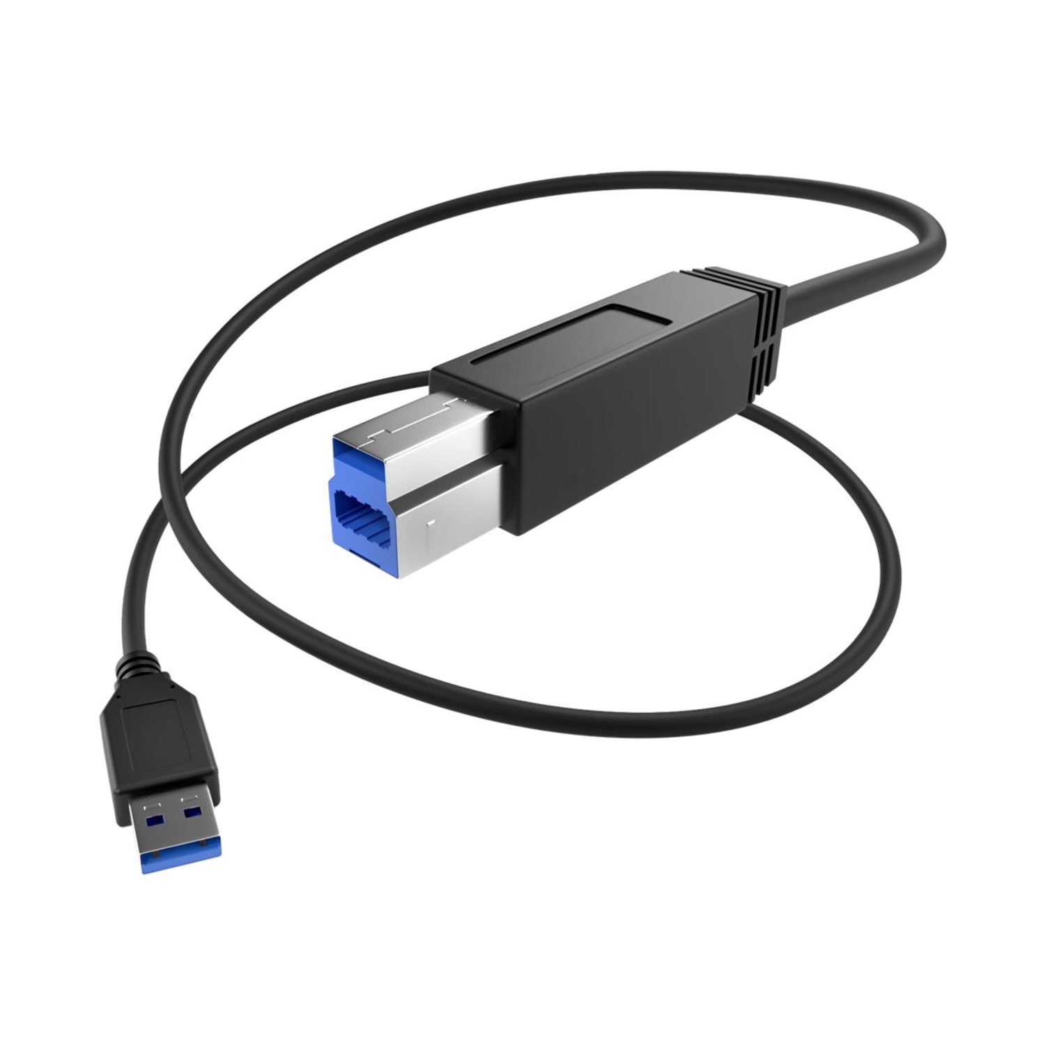 UNC Group - USB cable - USB Type A (M) to USB Type B (M) - USB 3.0 - 6 ft - black