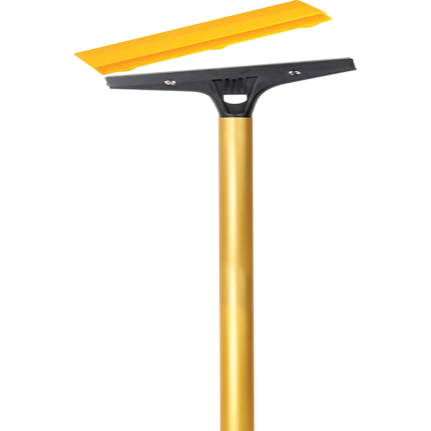 Ettore Heavy Duty Floor Scraper - 4in Carbon Steel Blade - 48in Anodized Aluminum Handle - Heavy Duty, Angled Head - Gold - Image 3