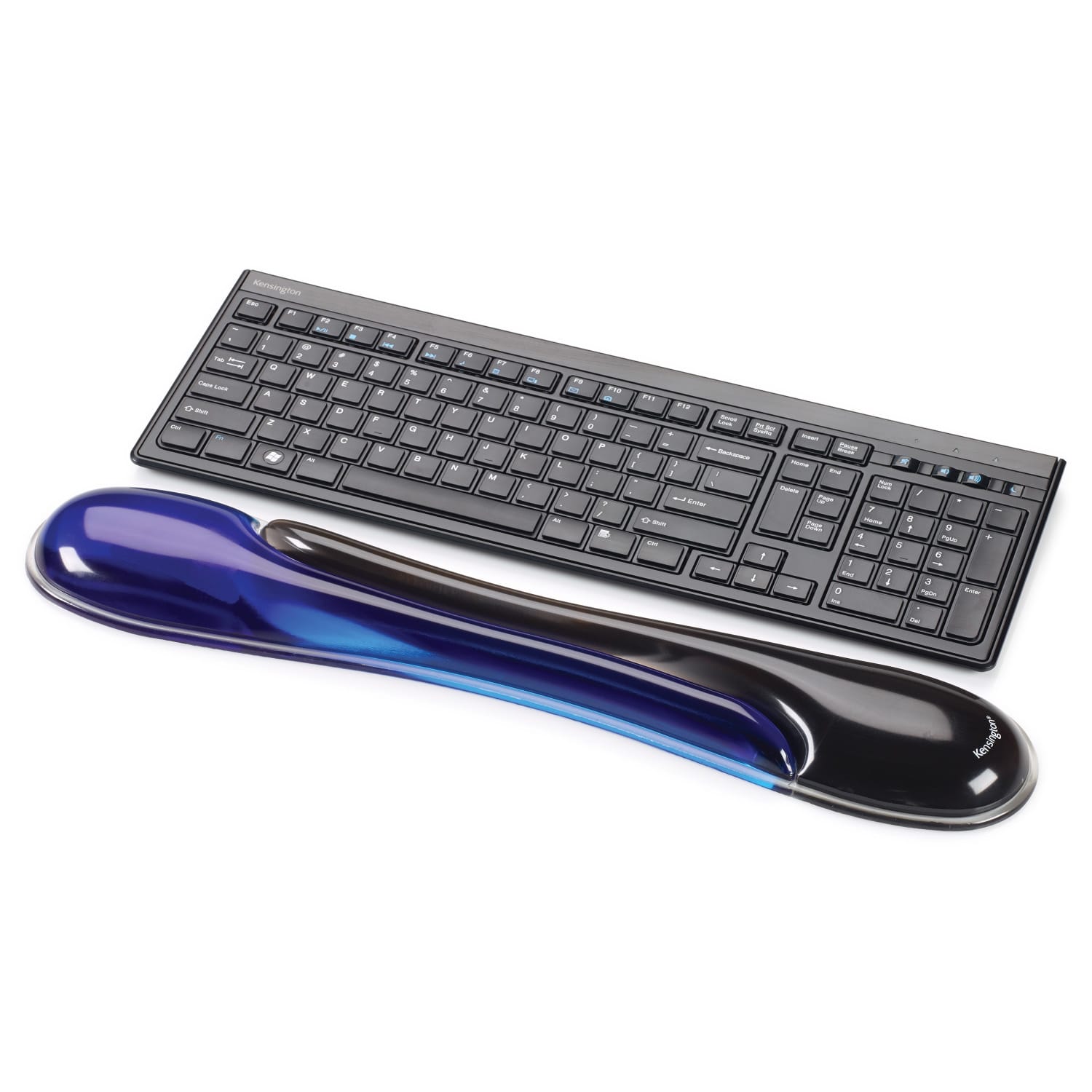 Kensington Duo Gel Keyboard Wrist Rest, Blue - Image 3