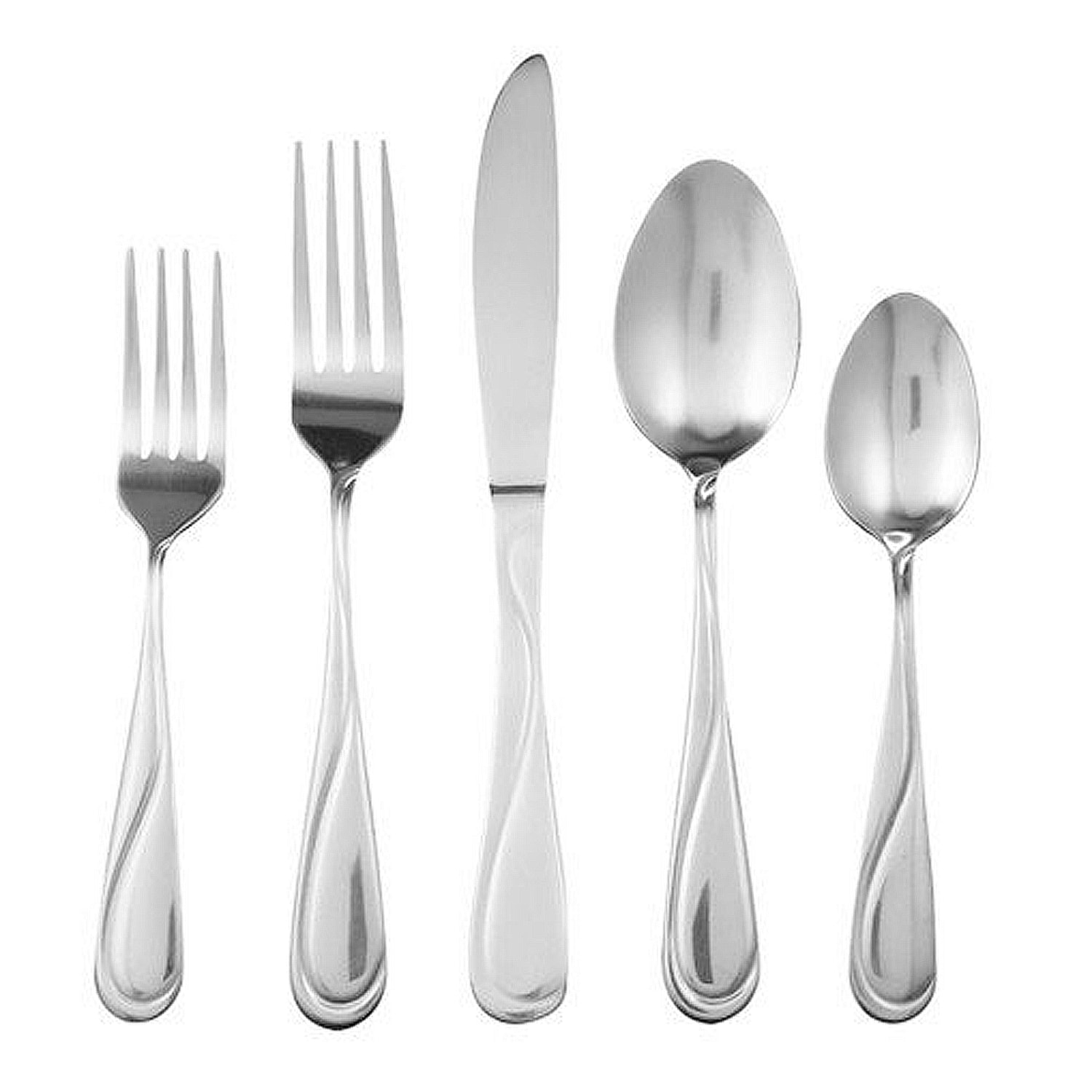 Gibson Home Trillium Plus 24-Piece Stainless-Steel Flatware Set - Image 3