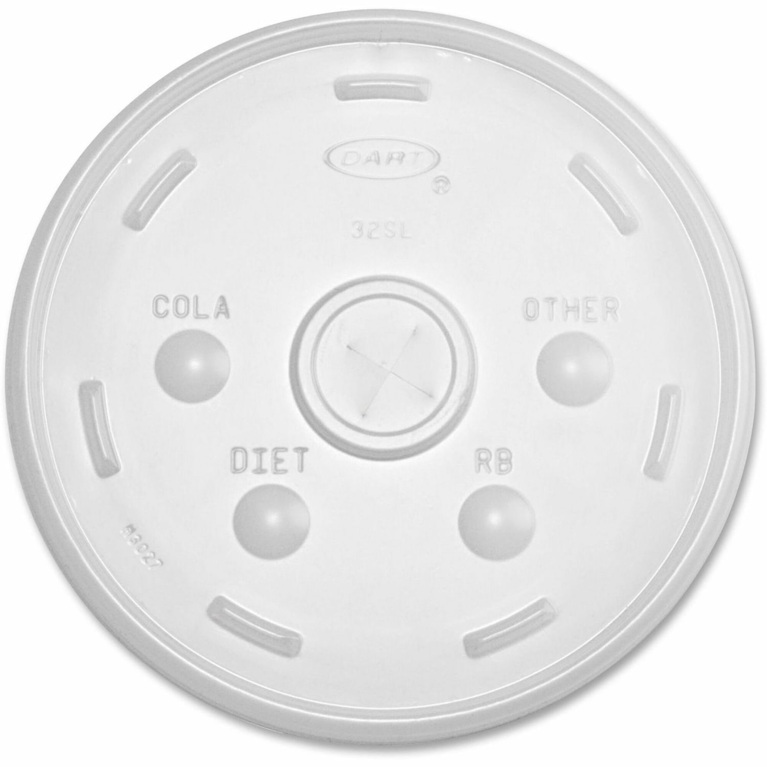 Dart Lids For Foam Cups And Containers, Fits 32-44 Oz Cups, Clear, Carton Of 1,000 Lids - Image 6