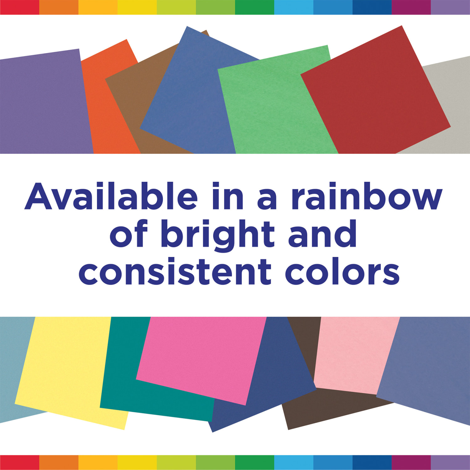 Prang Construction Paper, Medium Weight, 12in x 18in, Bright White, 50 Sheets Per Pack, Set Of 5 Packs - Image 5