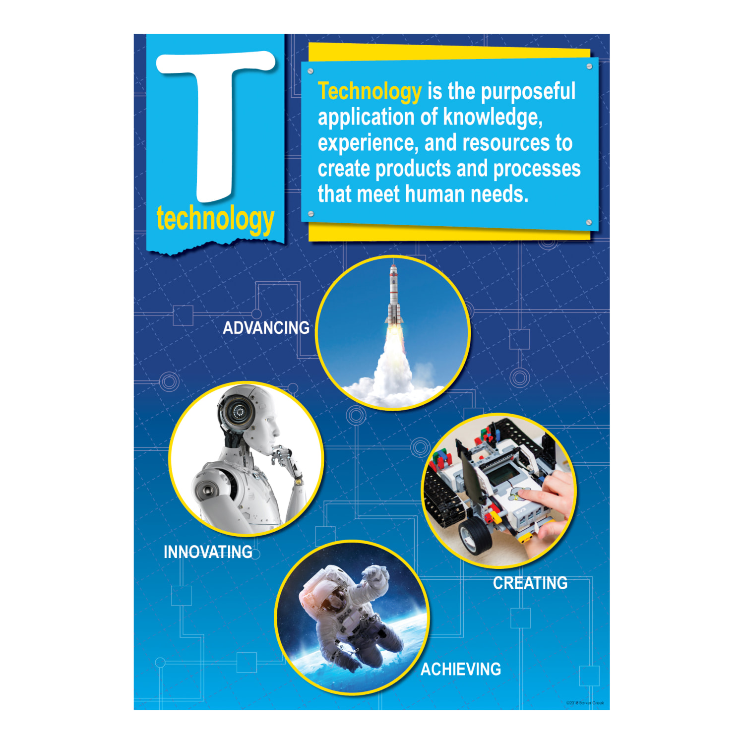 Barker Creek STEM Posters, 13-3/8in x 19in, Multicolor, Set Of 4 Posters - Image 4