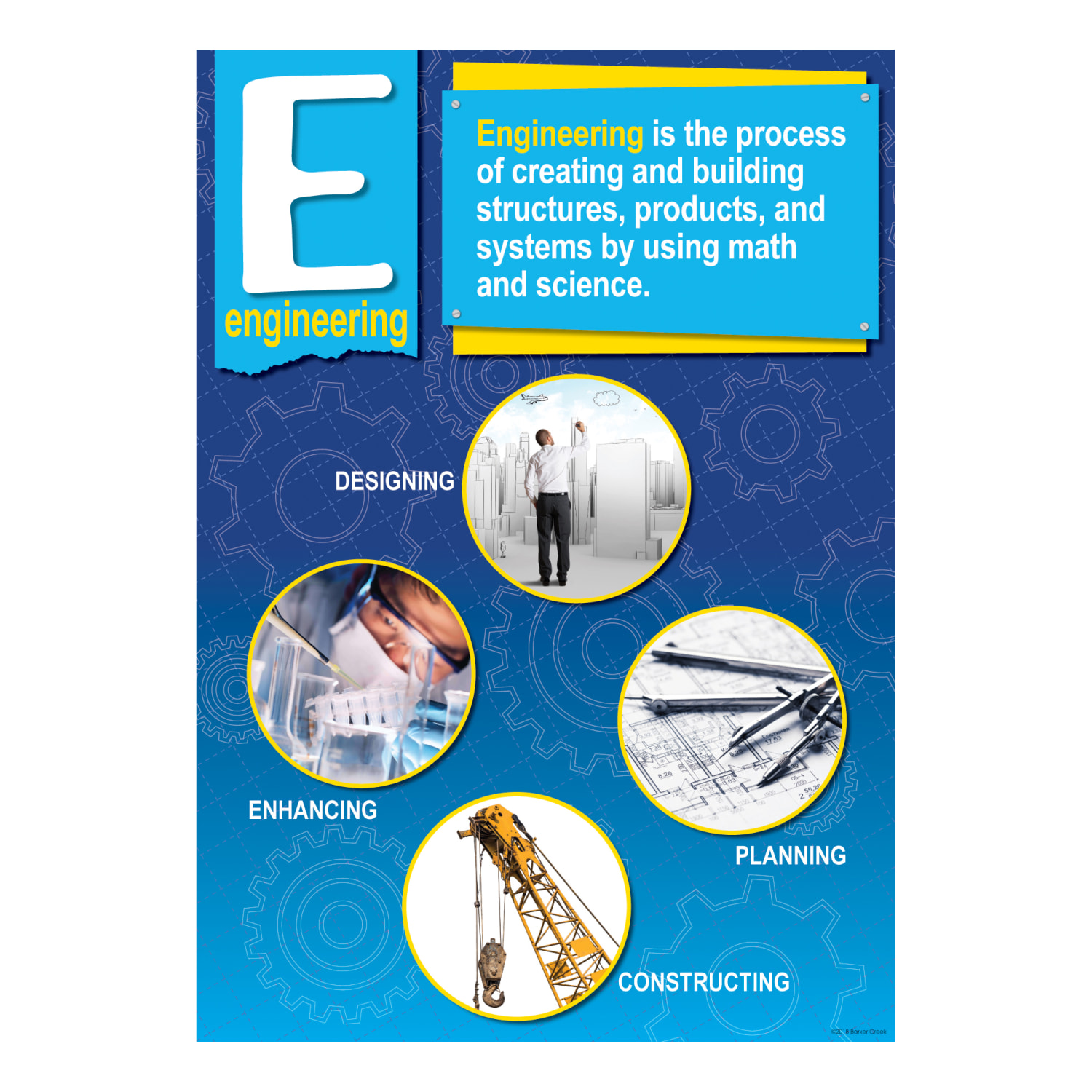 Barker Creek STEM Posters, 13-3/8in x 19in, Multicolor, Set Of 4 Posters - Image 5