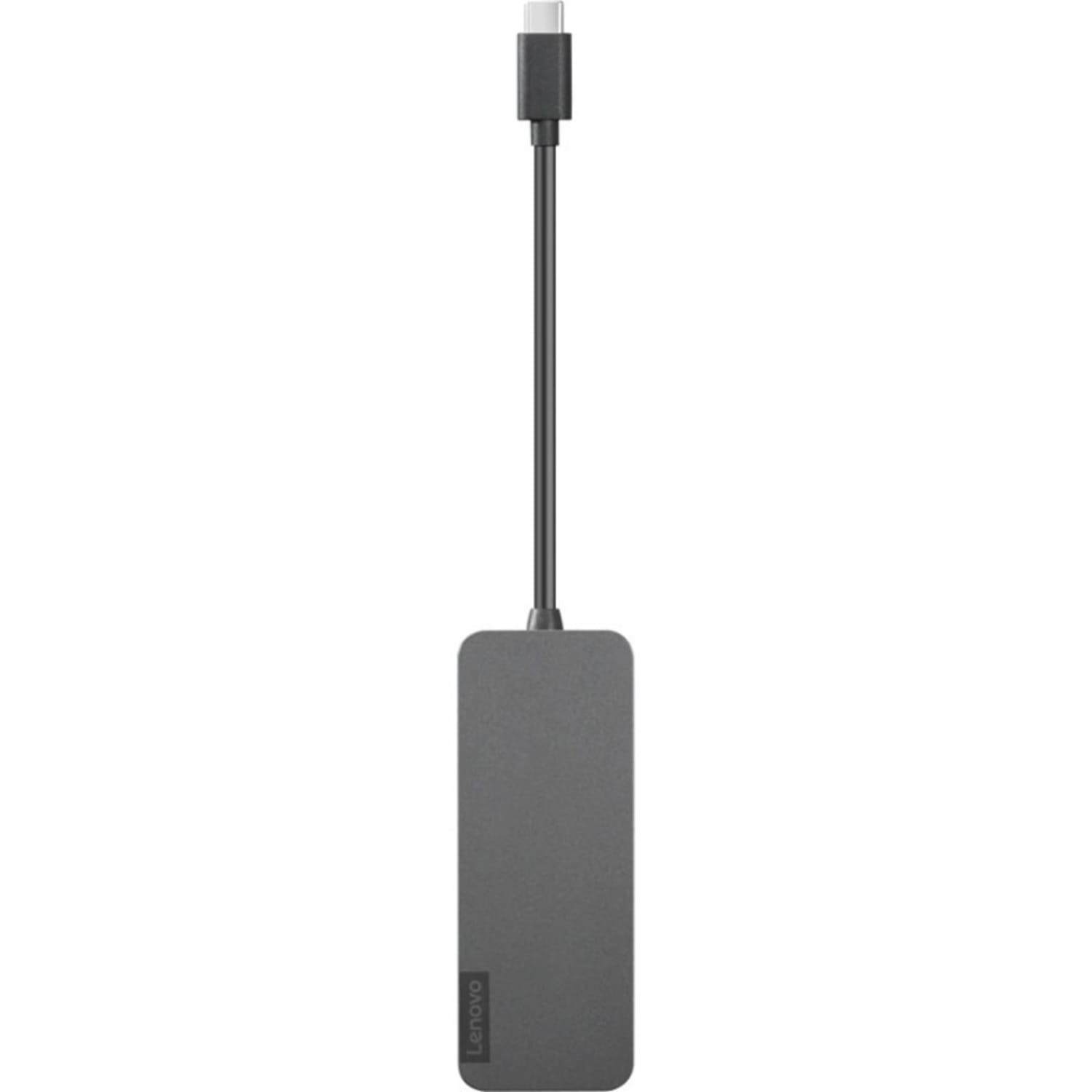 Lenovo USB-C to 4 Port USB-A Hub - USB Type C - External - 4 USB Port(s) - 4 USB 3.0 Port(s) - Image 3