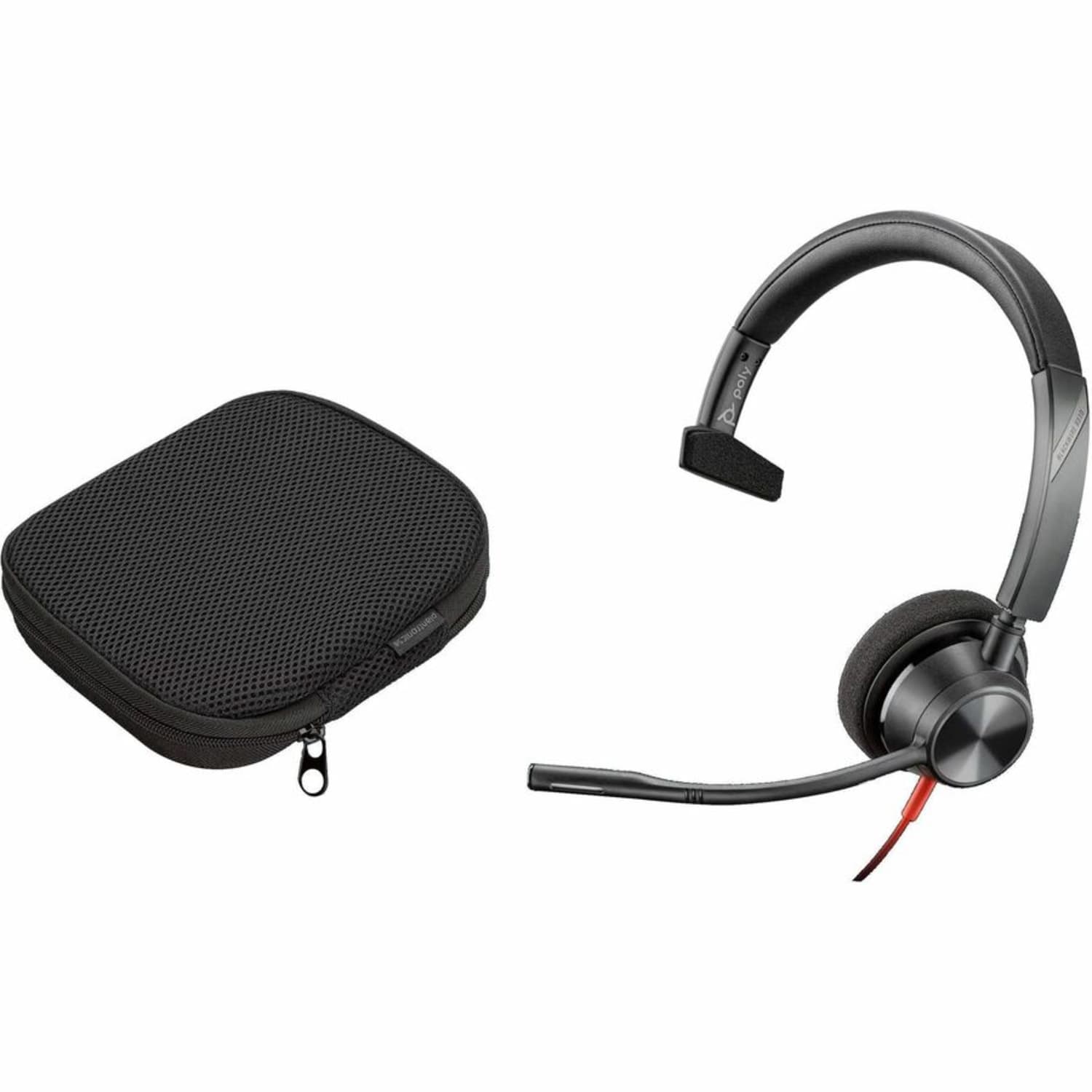 Poly Blackwire 3310 Microsoft Teams Certified Headset +USB-C/A Adapter TAA - Mono - USB Type C, Min - 760Q7AA - Image 5