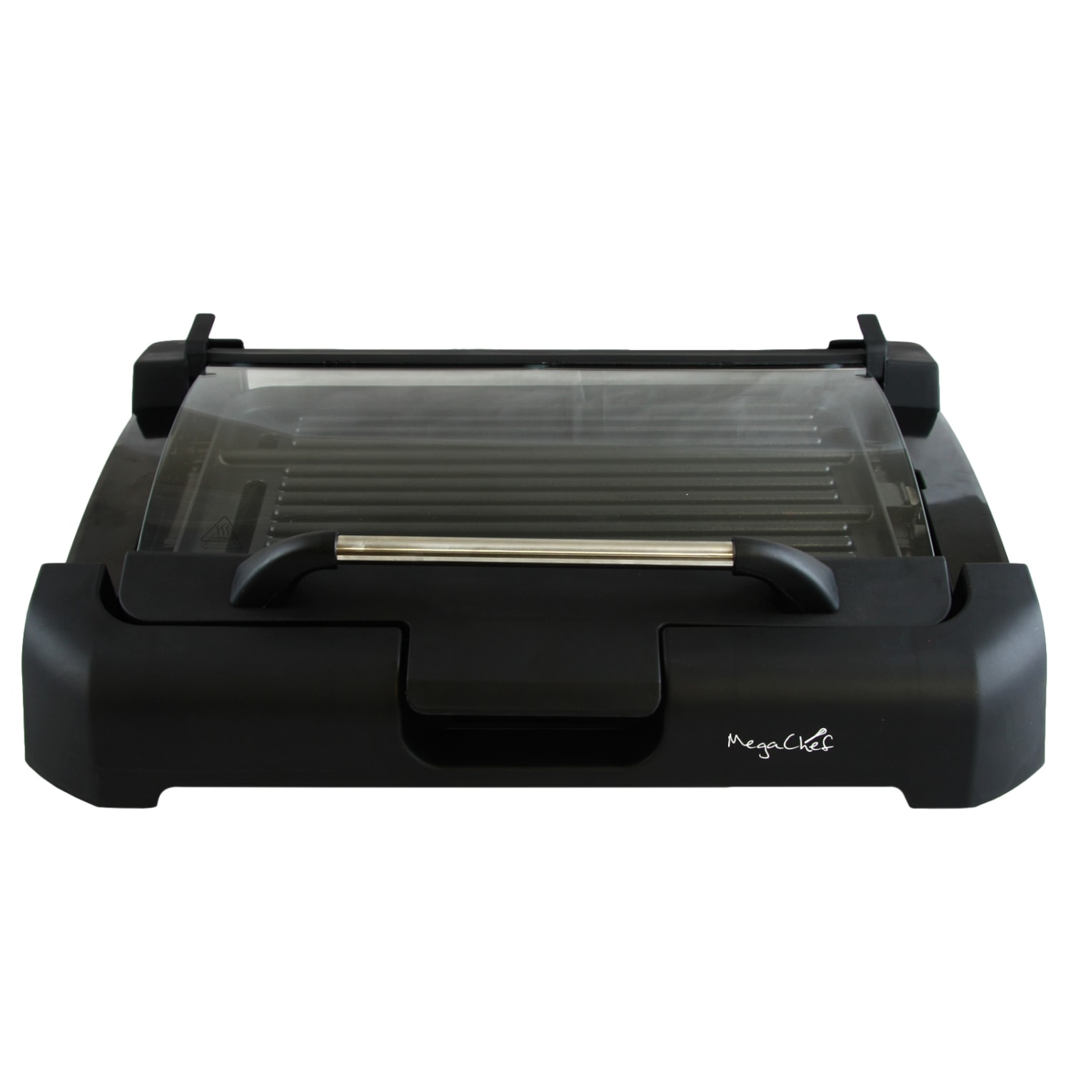 MegaChef 995101713M Dual Surface Reversible Indoor Grill And Griddle With Lid, Black - Image 3