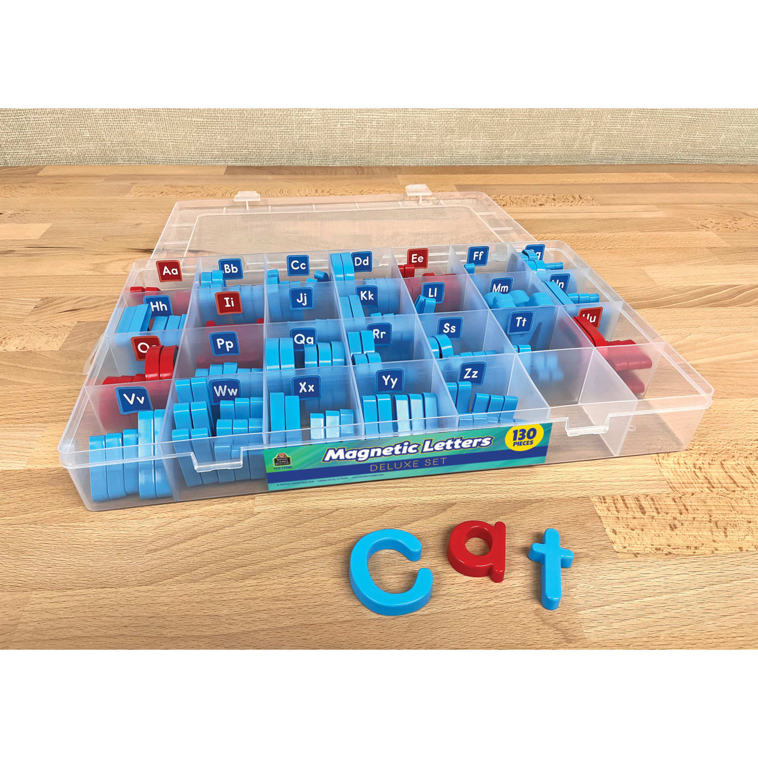 Teacher Created Resources Magnetic Letters Deluxe Set, Red/Blue - Image 5