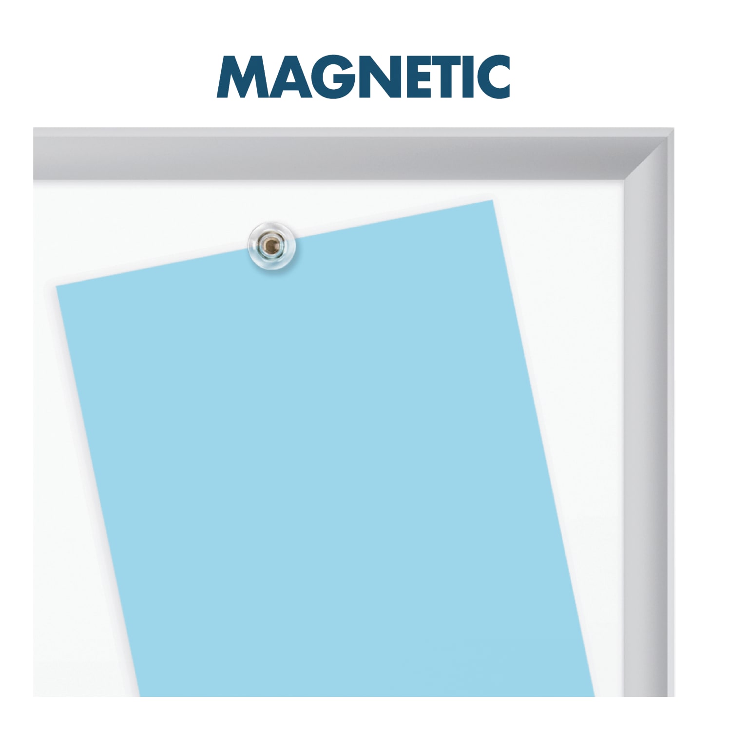 Quartet Magnetic Porcelain Dry-Erase Whiteboard, 48in x 72in, Aluminum Frame With Silver Finish - Image 6
