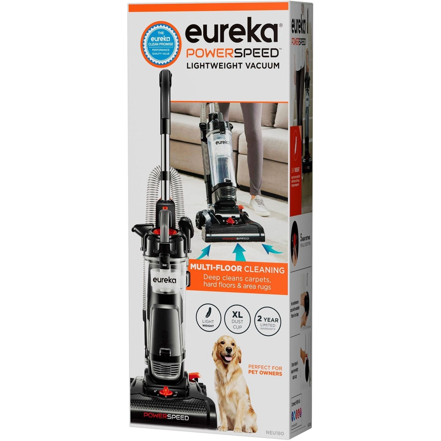 Eureka PowerSpeed Bagless Upright Vacuum Cleaner - Image 3