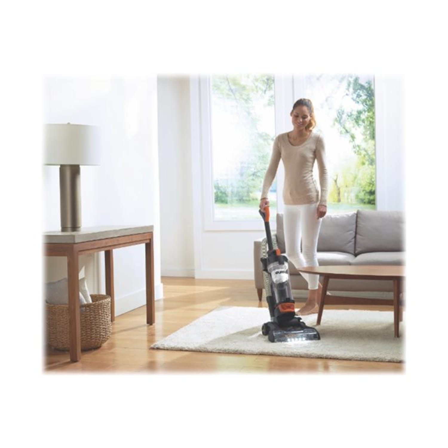 Eureka PowerSpeed Bagless Upright Vacuum Cleaner, Black/Blue/Orange - Image 3