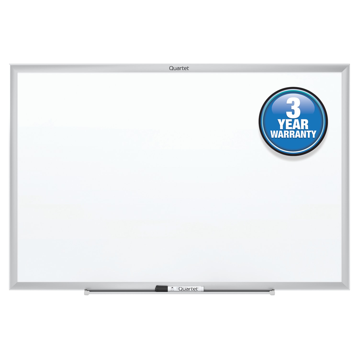 Quartet Classic Total Erase Non-Magnetic Melamine Dry-Erase Whiteboard, 48in x 36in, Aluminum Frame With Silver Finish - Image 4