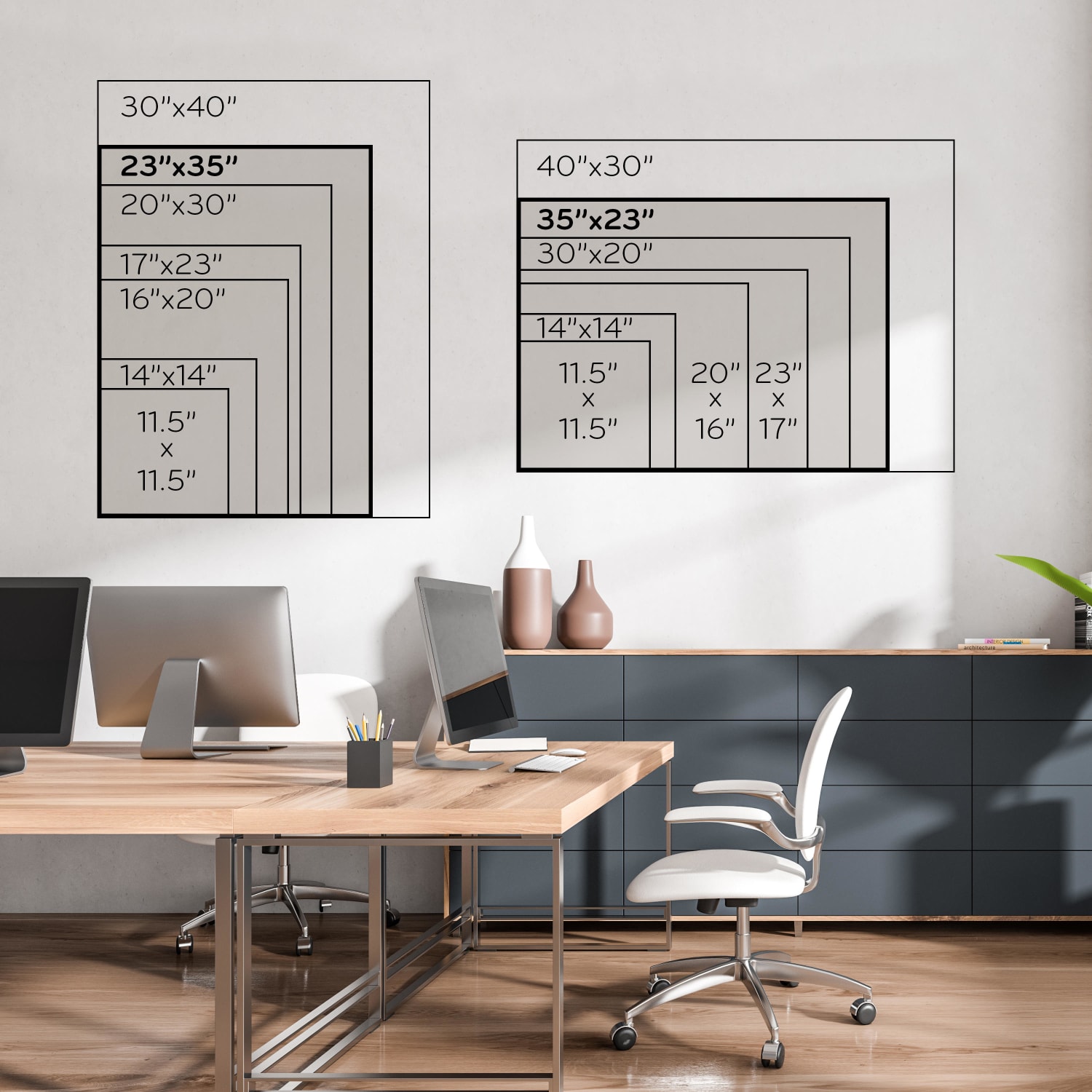 U Brands Glass Non-Magnetic Dry-Erase Board, 36in X 24in, Black Surface, Frameless, Actual Size 35in X 23in (170U00-01) - Image 4