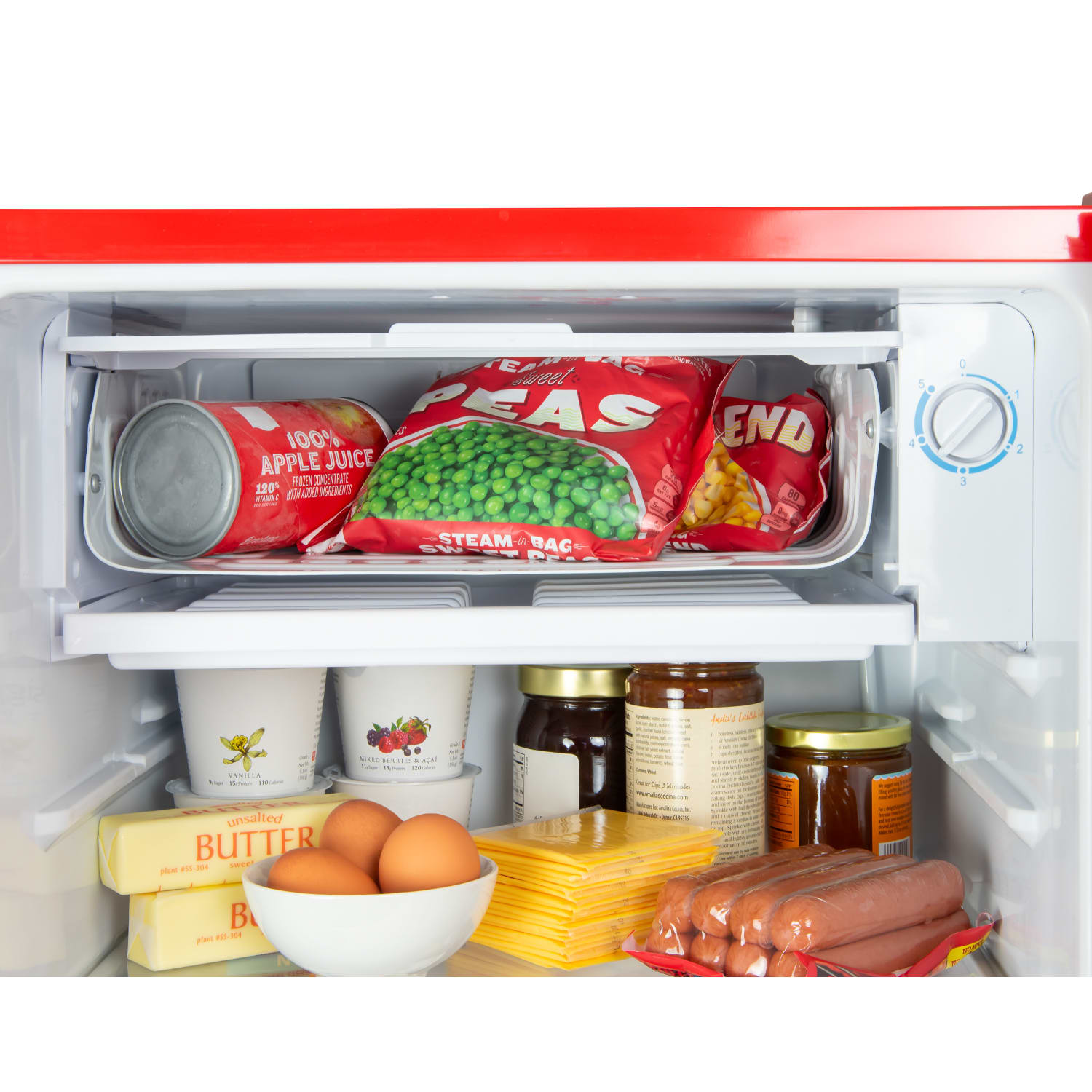 Coca-Cola 3.2 Cu. Ft. Refrigerator With Freezer, Red - Image 5
