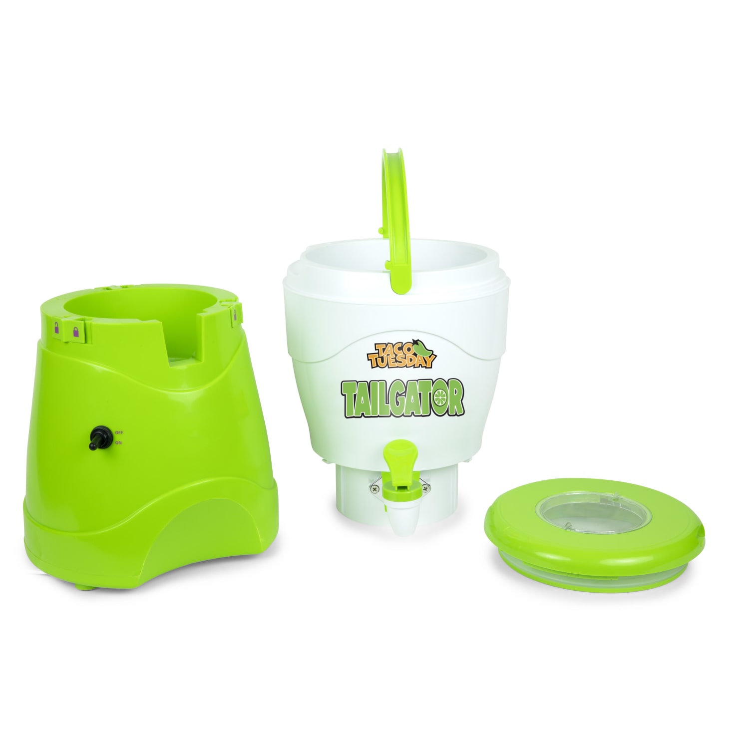 Taco Tuesday 1-Gallon AC/DC Tailgater Party Frozen Margarita & Slush Machine, Green - Image 4