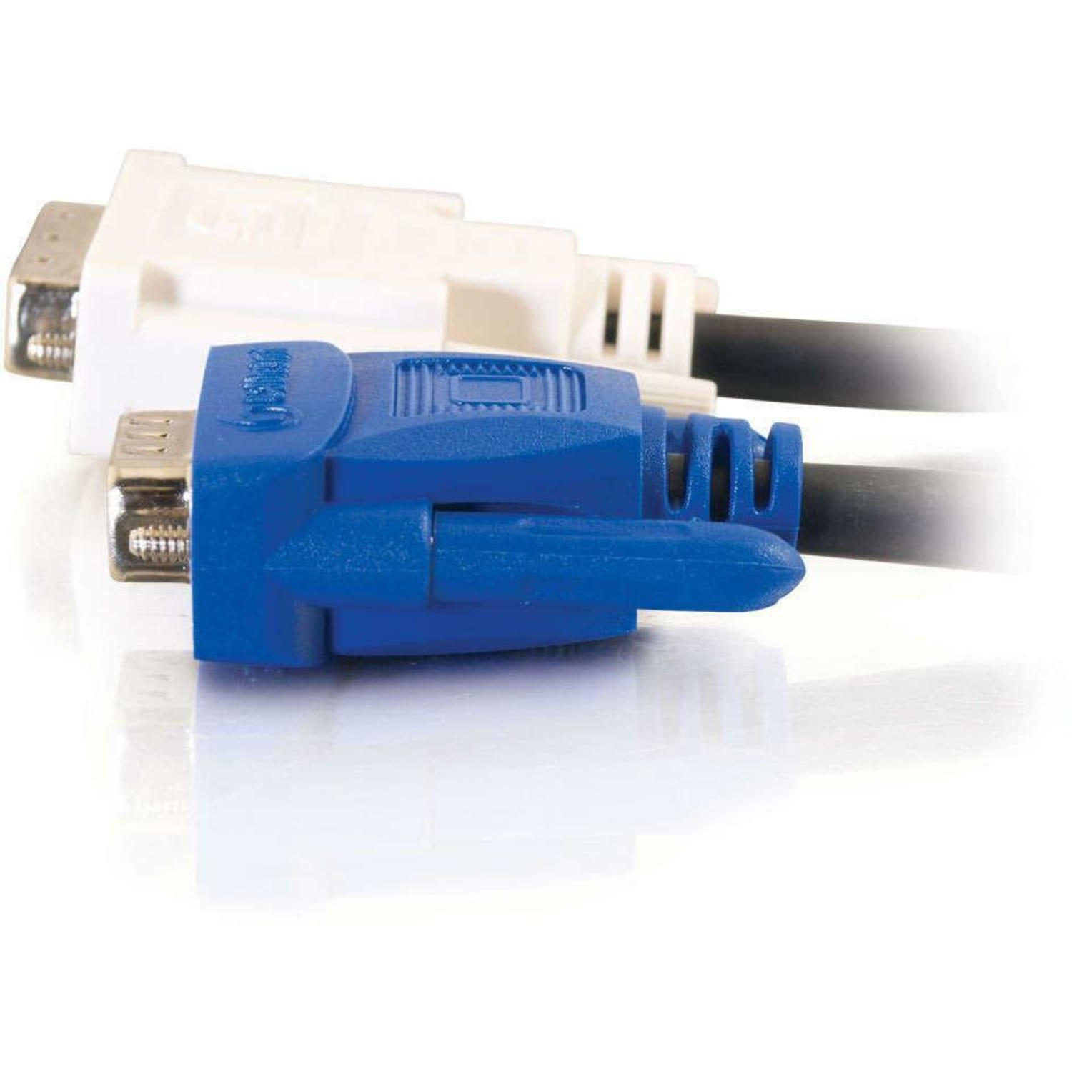 C2G 6.6ft DVI to VGA Video Adapter Cable - DVI-A to HD15 VGA - M/M - DVI-A Male - HD-15 Male - 6.56ft - Black - Image 4