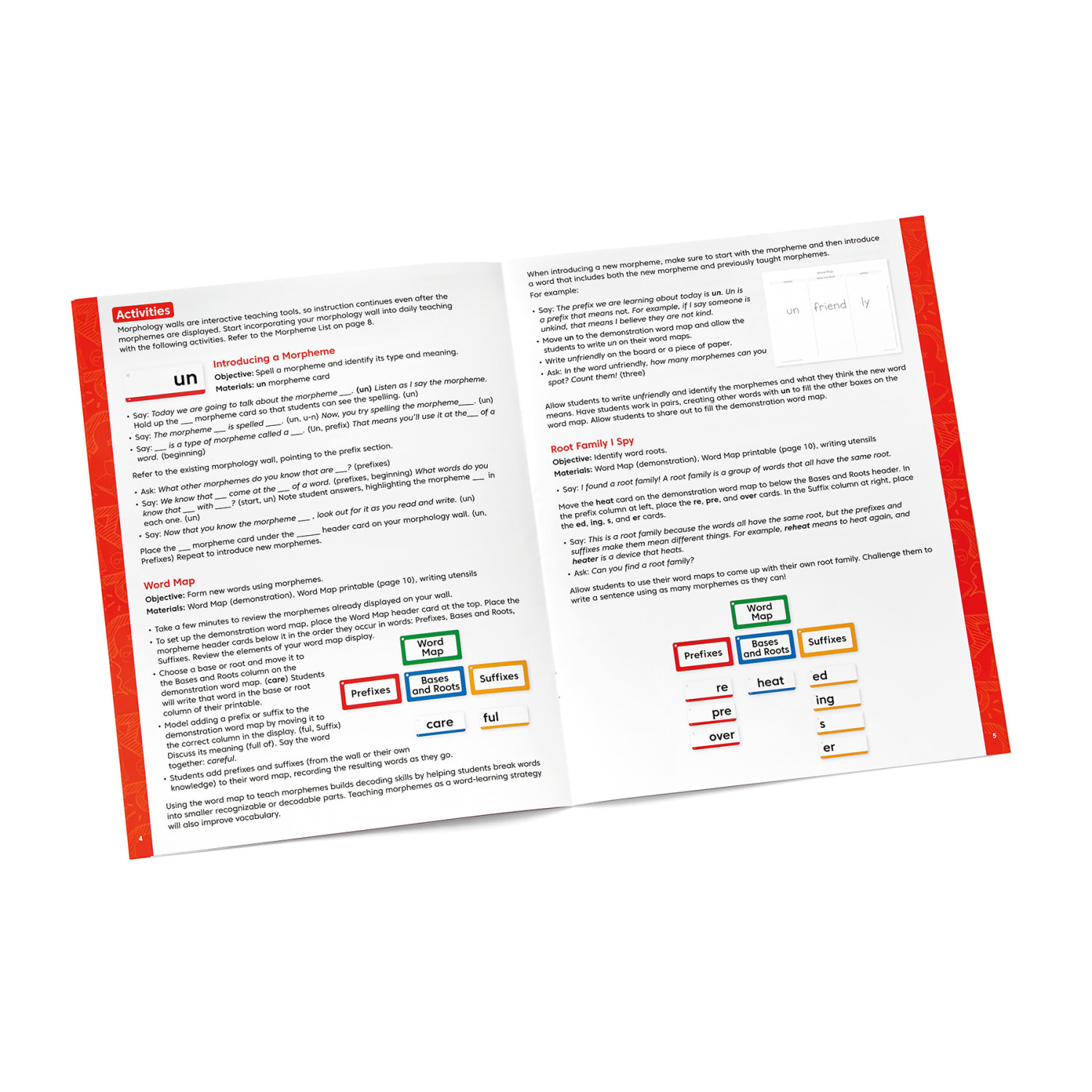 Hand2Mind Morphology Wall Card Set, Multicolor, Grade 3 - 5 - Image 4