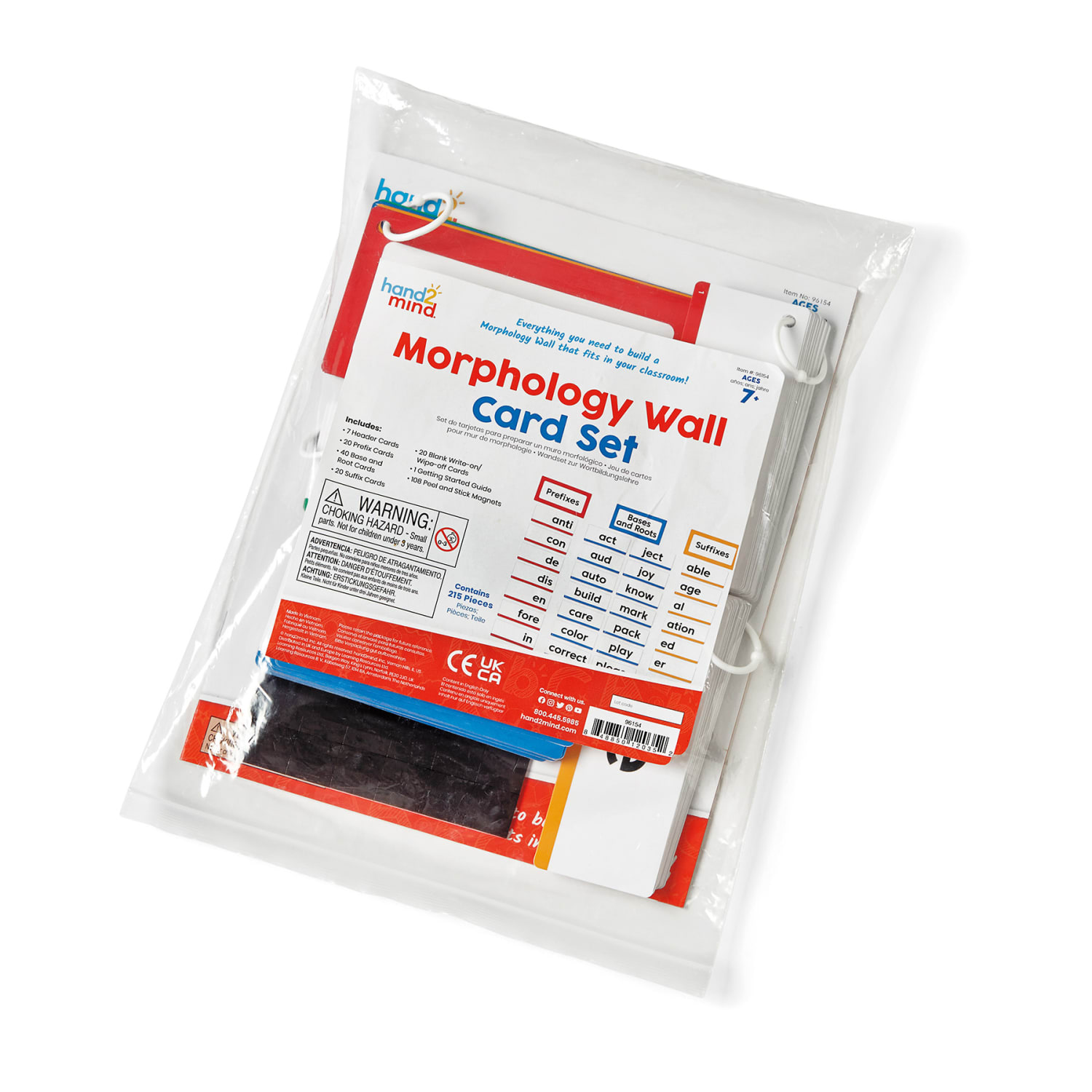 Hand2Mind Morphology Wall Card Set, Multicolor, Grade 3 - 5 - Image 5