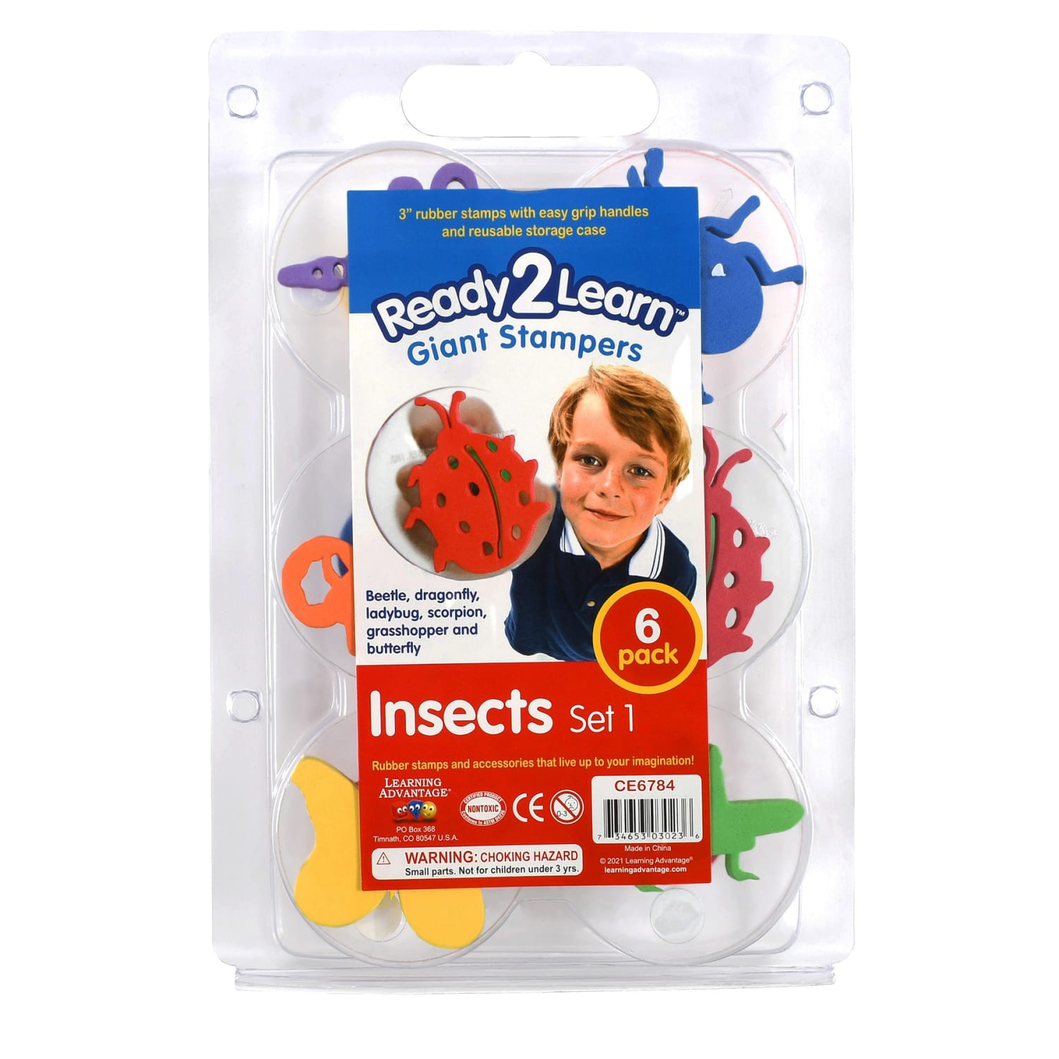Ready 2 Learn Giant Stampers With Stamp Pads, Set Of 32 Stampers and Pads - Image 5
