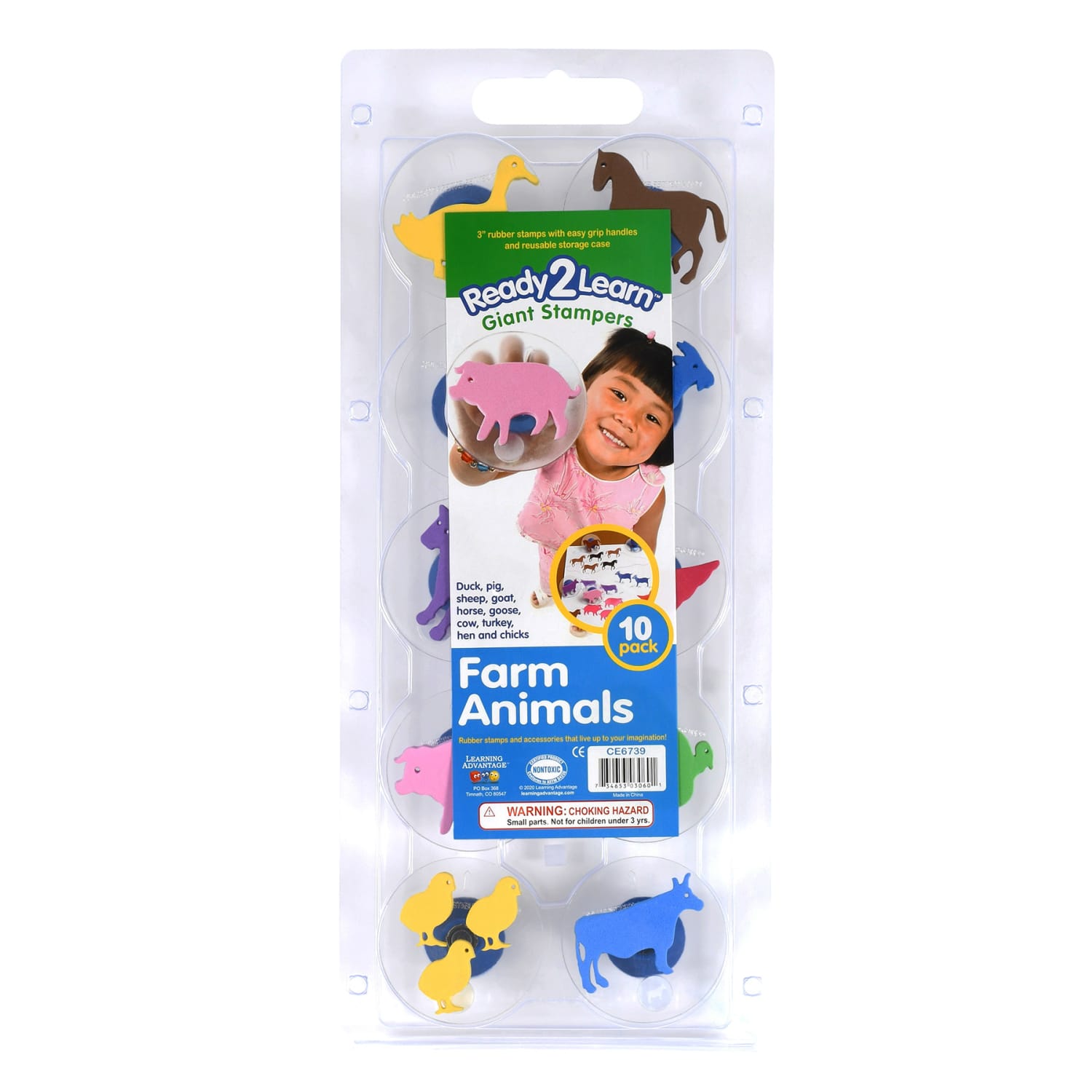 Ready 2 Learn Giant Stampers With Stamp Pads, Set Of 32 Stampers and Pads - Image 6