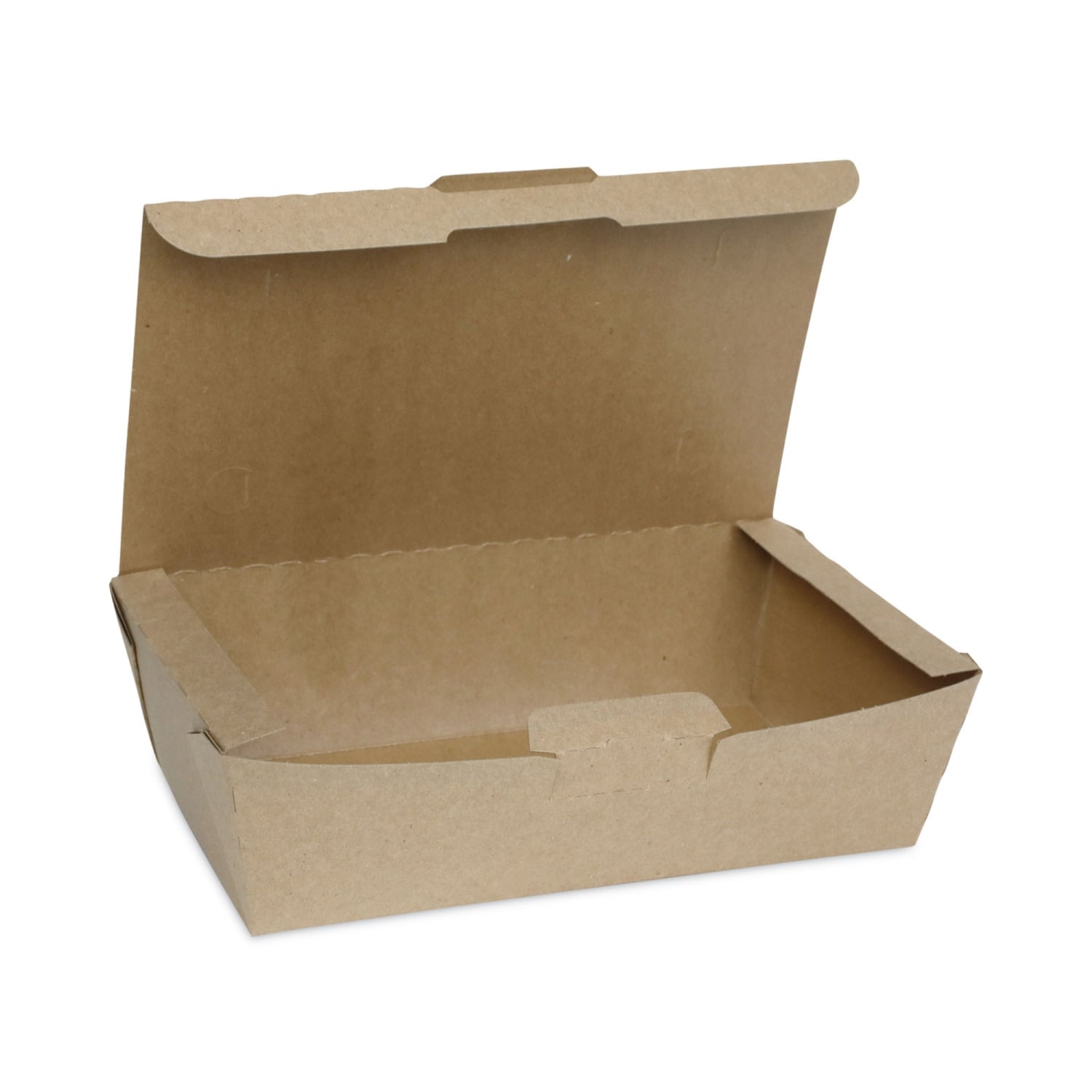 Pactiv Evergreen EarthChoice Tamper Evident OneBox Paper Boxes, 2-3/4inH x 9-1/16inW x 4-7/8inD, Case Of 162 Boxes
