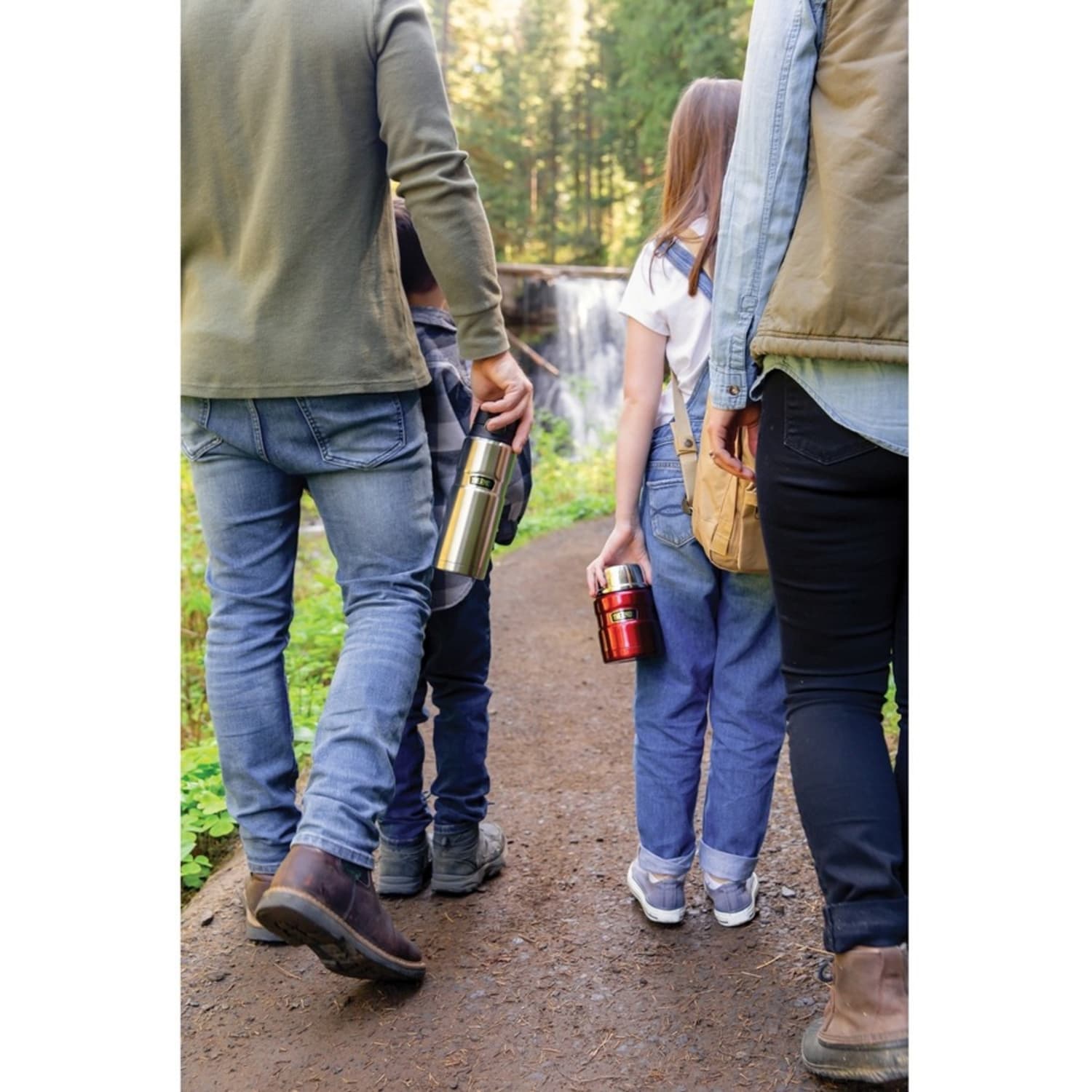 Thermos Stainless King Drink Bottle 24Oz - Vacuum - Silver, Matte Stainless Steel - Image 4