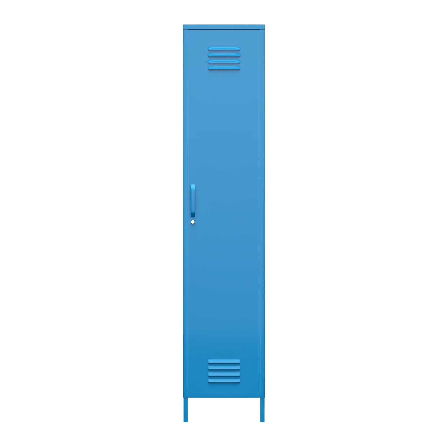 Ameriwood Home Cache Single Metal Locker Storage Cabinet, 72-7/8inH x 15inW x 15-3/4inD, Blue - Image 6