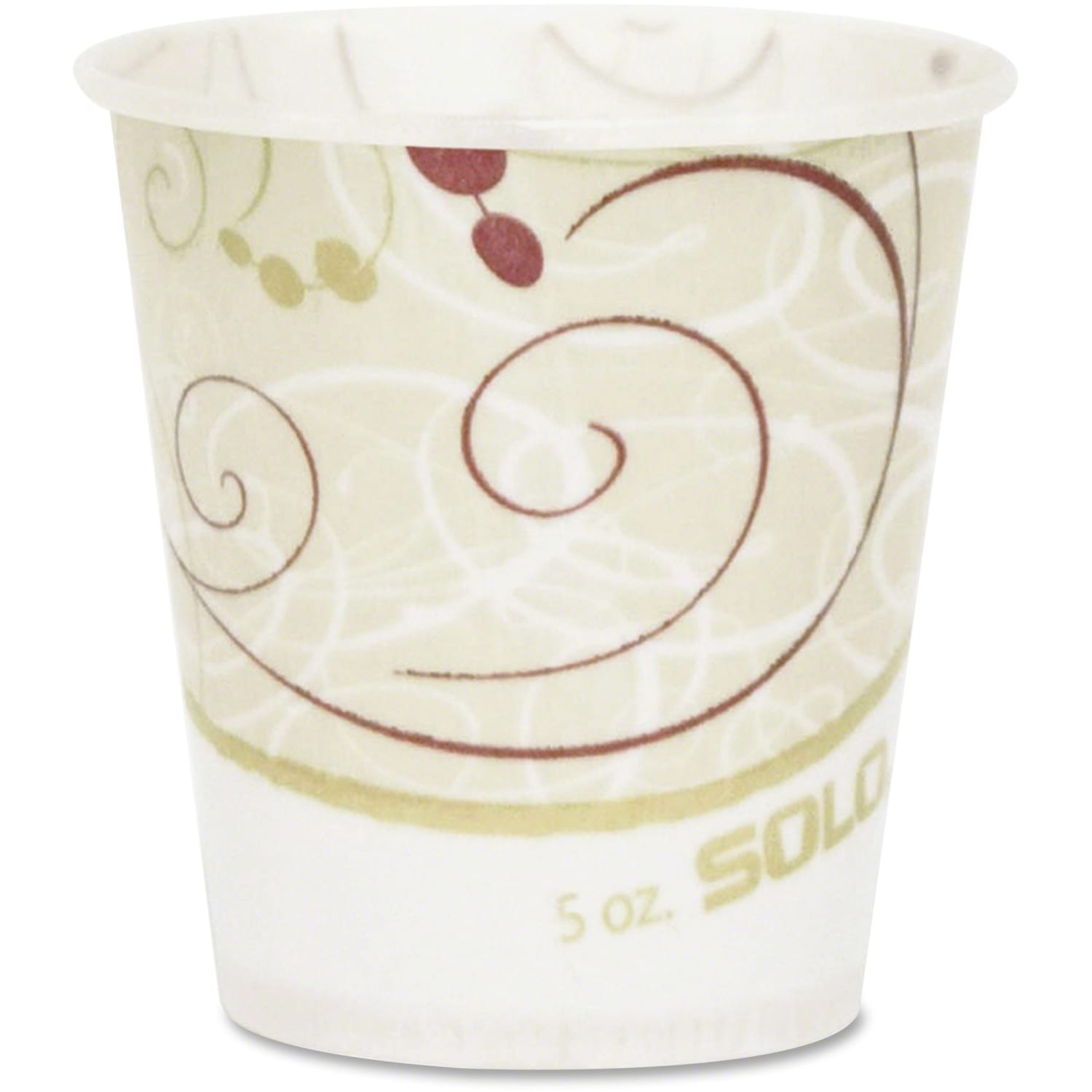 SOLO Cold Paper Cups, 5 Oz, Beige, 3,000 Cups Per Carton, Pack Of 30 Cartons