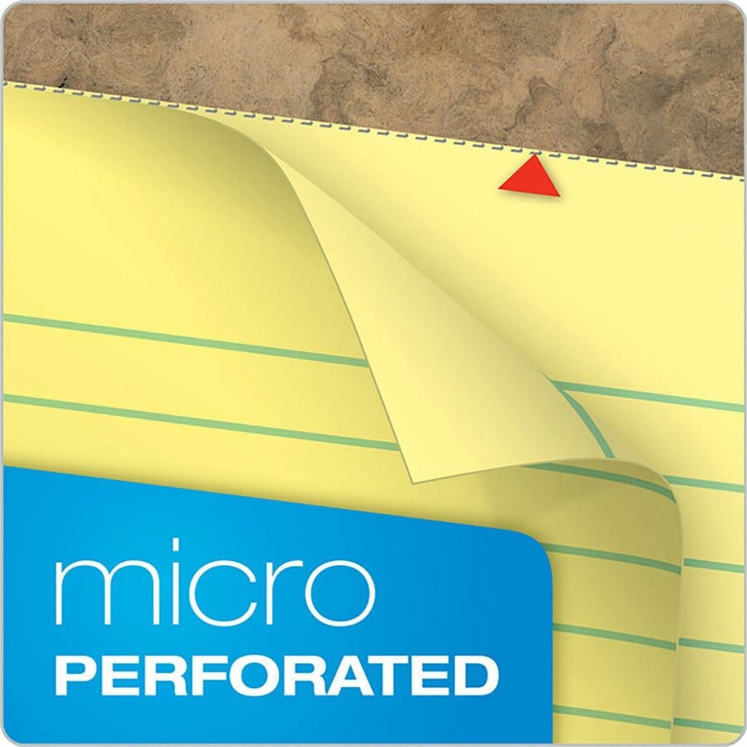 TOPS Second Nature 30% Recycled Writing Pads, 5in x 8in, Legal Ruled, 50 Sheets, Canary, Pack Of 12 Pads - Image 6